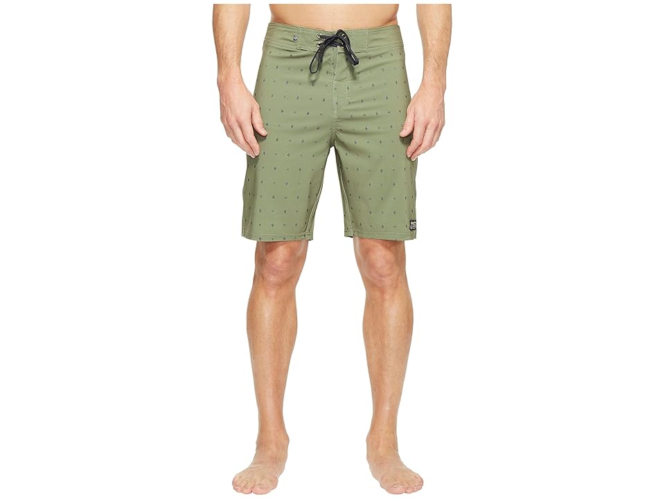 

United By Blue River Bed Boardshorts (Olive) Men's Swimwear
