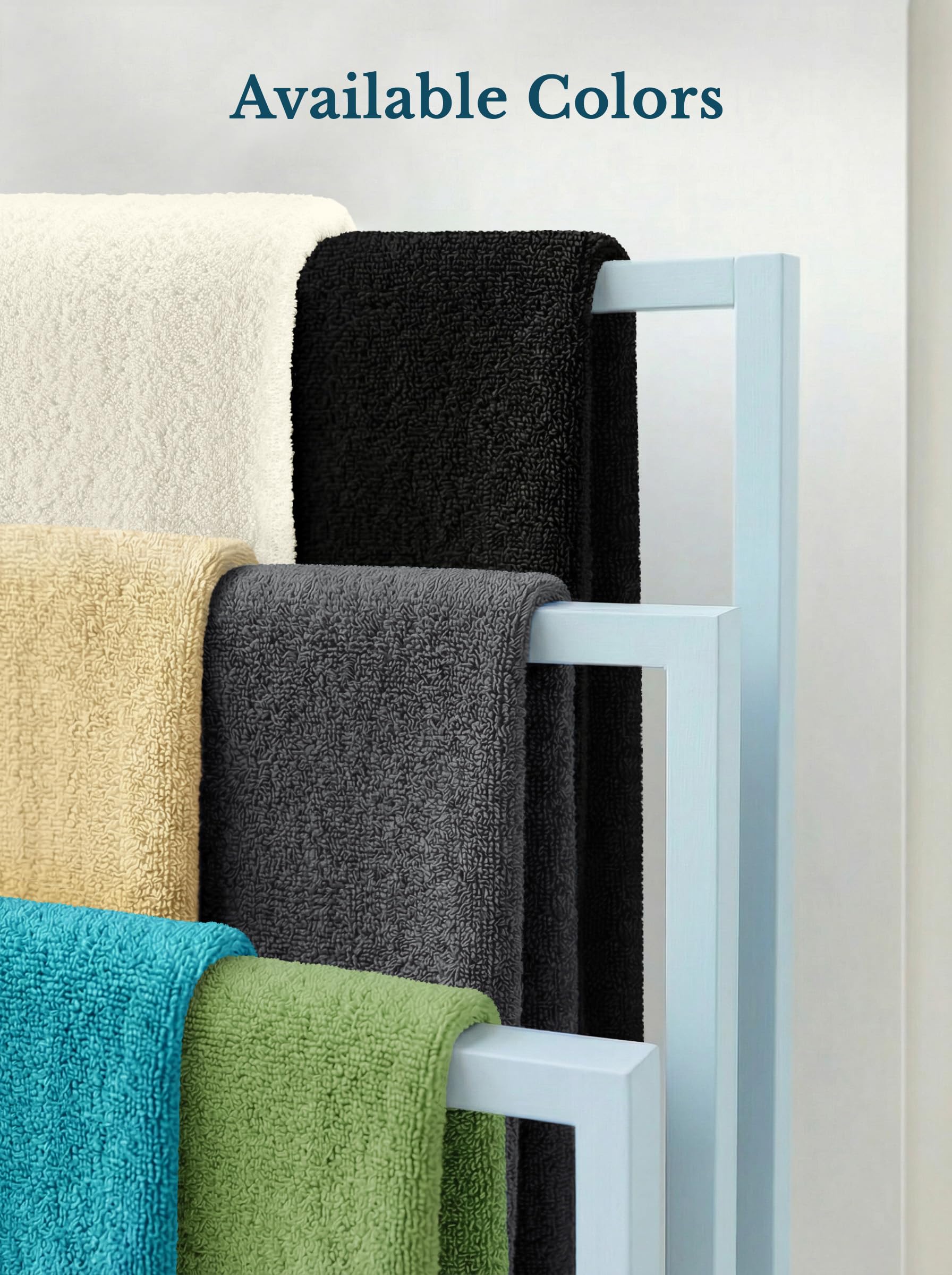 Utopia Towels Premium-Badetücher, 68 x 137 cm, 100% ringgesponnene Baumwolle, 600 g/m², leichte und sehr saugfähige, schnell trocknende Handtücher, perfekt für den täglichen Gebrauch, Elfenbein, 4