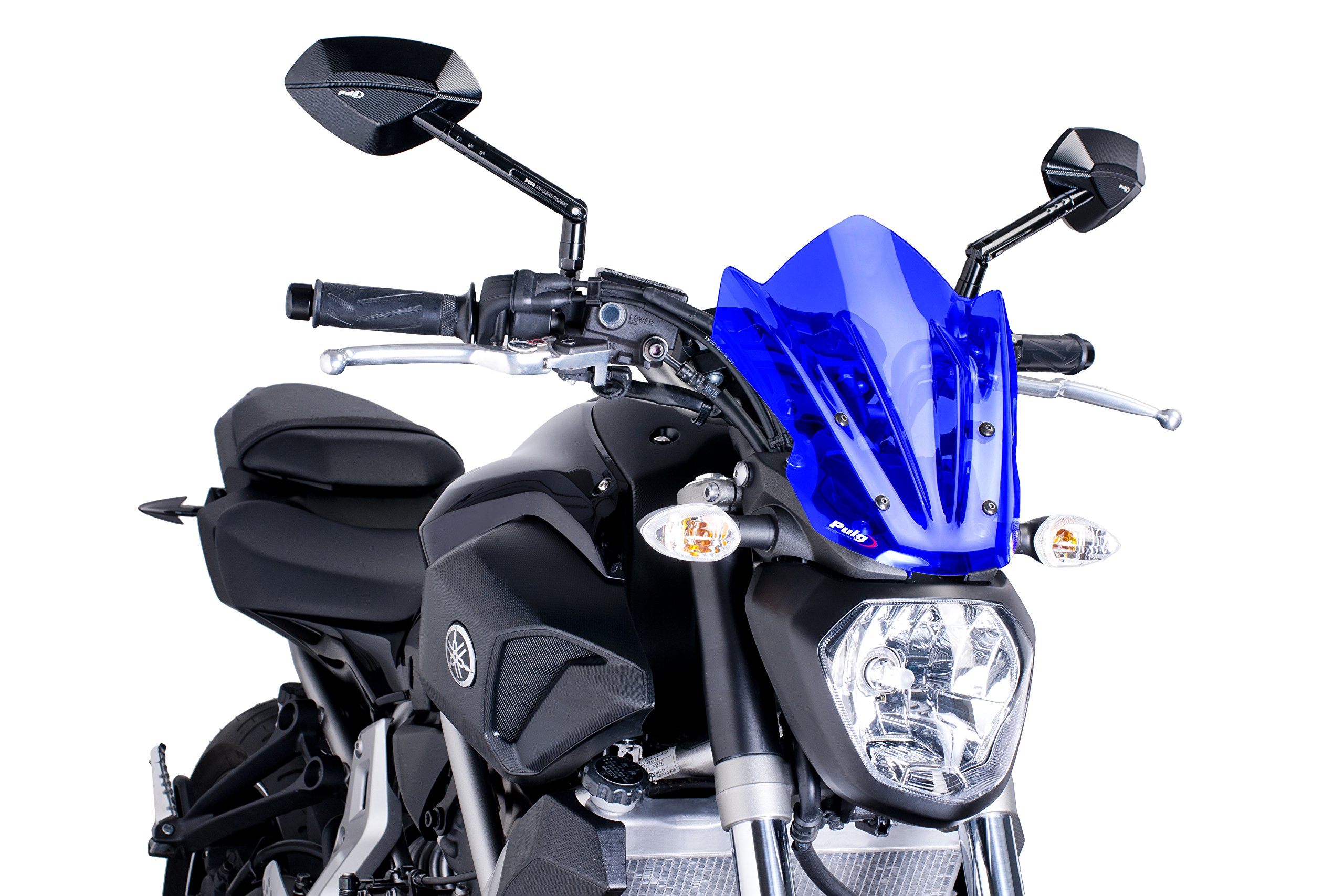 Puig Blue New Generation Sport Screen Yamaha MT-07 Moto Cage 2014-2017