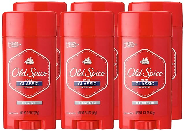 Old Spice Classic Deodorant Stick Original 3 25 Oz Pack of 6