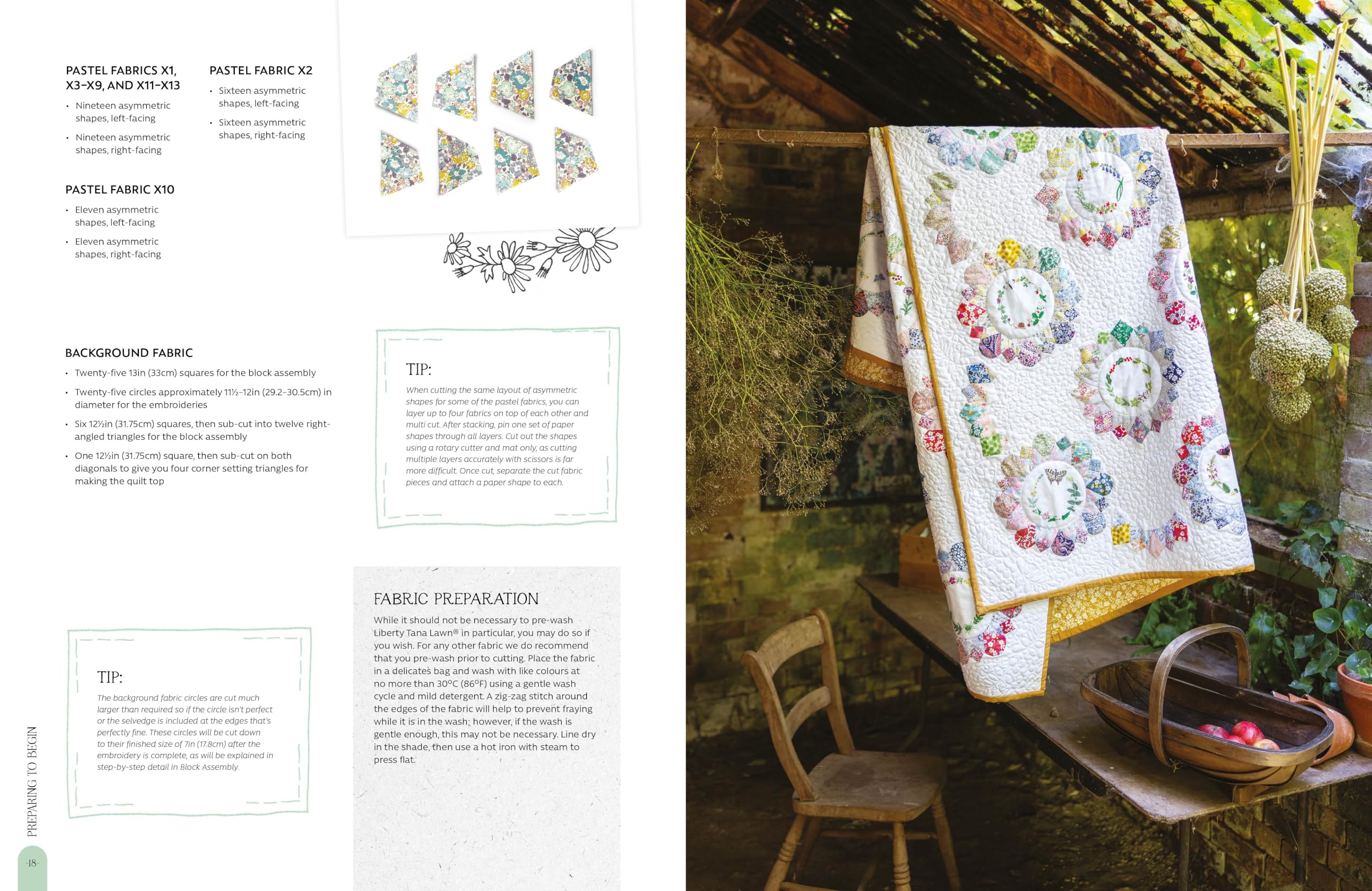 Alice's Country Diary Quilt: A Quilting Journey Through the Seasons With Epp, Applique and Hand Embroidery