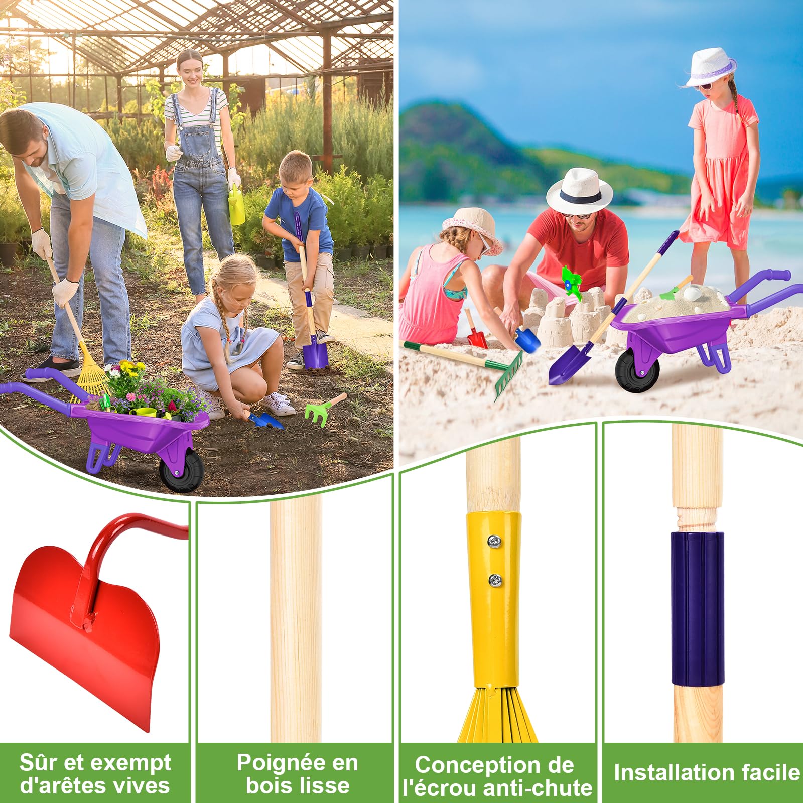 Ensemble De Jardinage Pour Enfants 5 Pièces, Kit D'outils De Plantation De Jardin Jouets De Plage En Plein Air Pour Enfants Avec Fourche Truelle Rateau Pelle Pour Garcons Et 91540468 Ensemble De Jardinage Pour Enfants 5 Pièces, Kit D'outils De Plantation De Jardin Jouets De Plage En Plein Air Pour Enfants Avec Fourche Truelle Rateau Pelle Pour Garcons Et 91540468