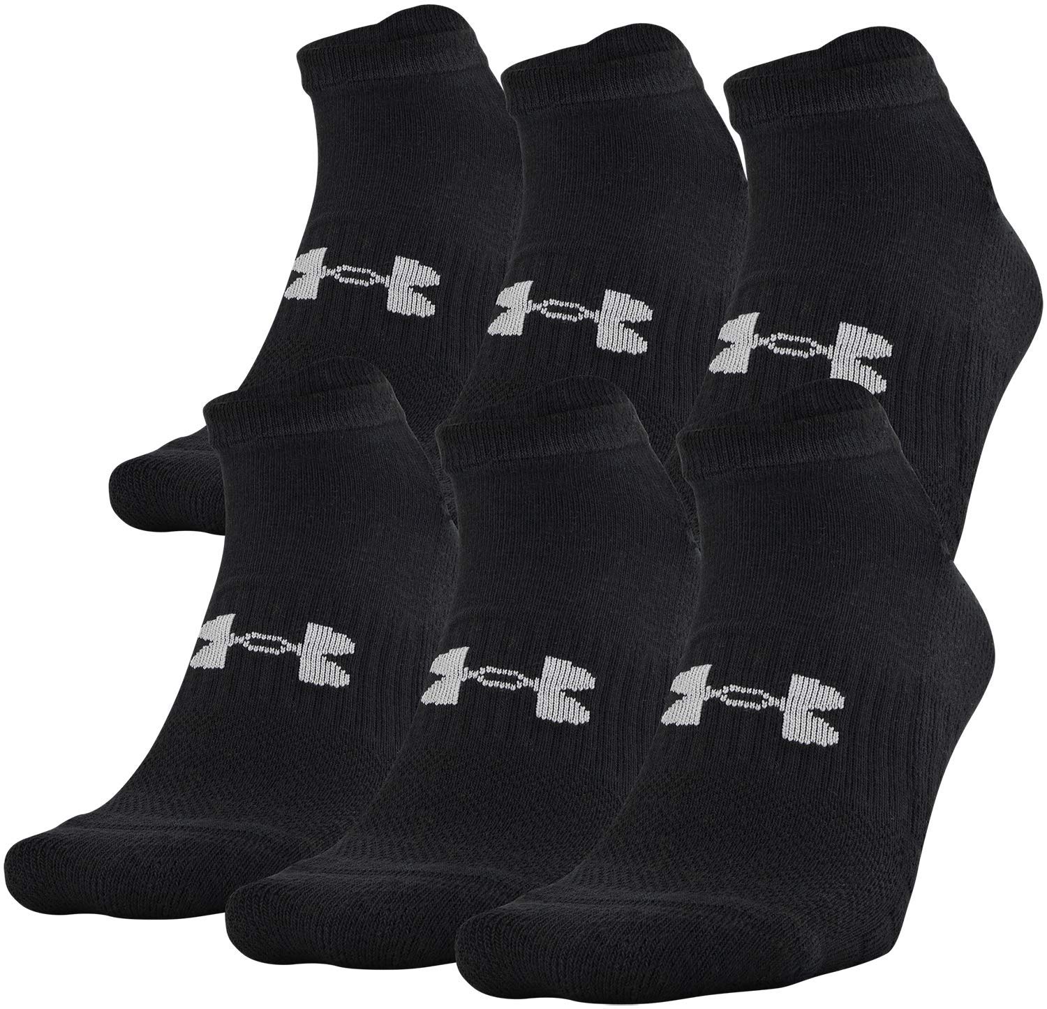 Under ArmourAdult Training Cotton No Show Socks, Multipairs