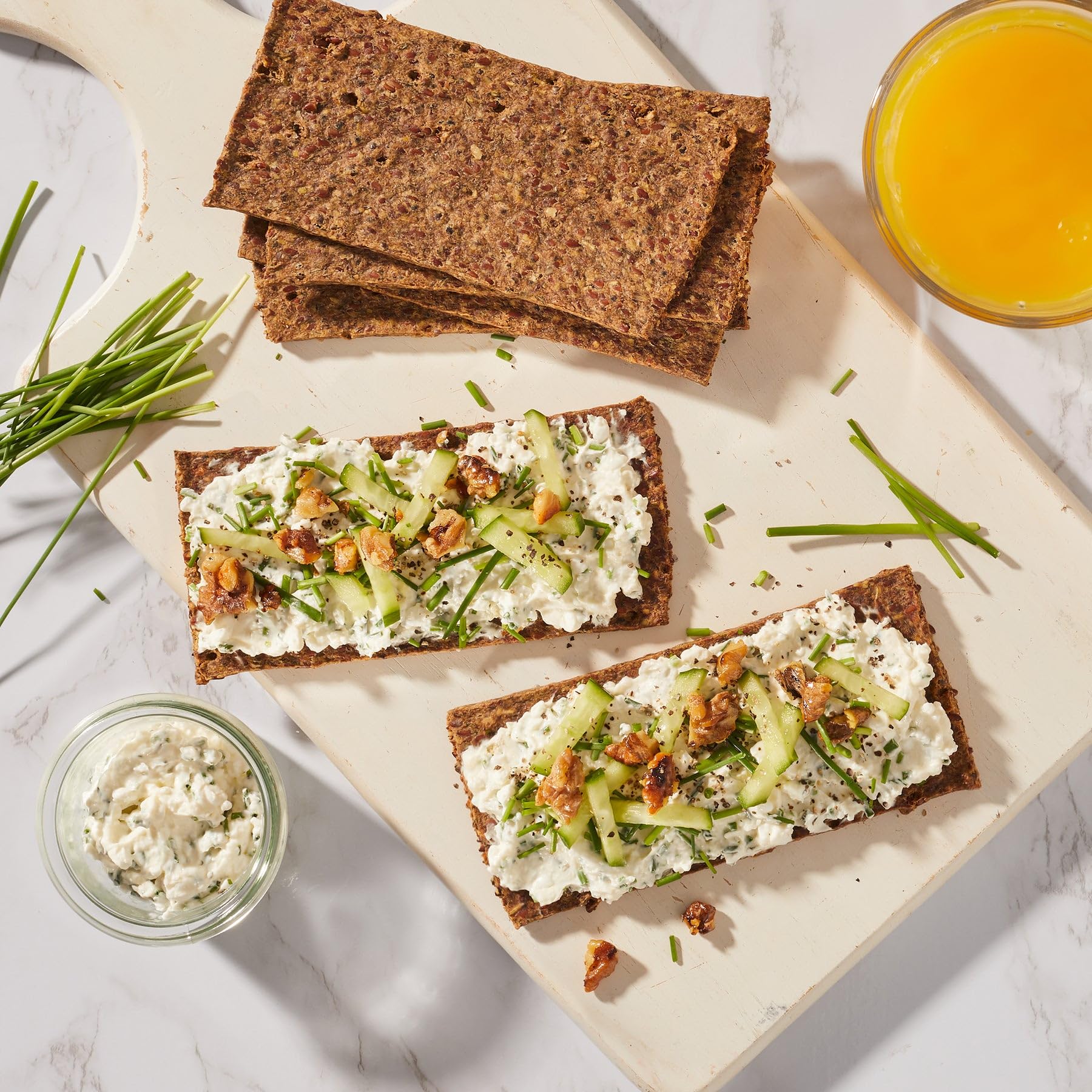 Keto Knäckebrot Knäcke No66 - Hanf & Kräuter - Lower Carb Knusperbrot ohne Zucker & Kohlenhydrate - High Protein Cracker für ketogene Ernährung - Low Carb Keto Snack - 190g - 5er Pack (insg. ca. 950g)