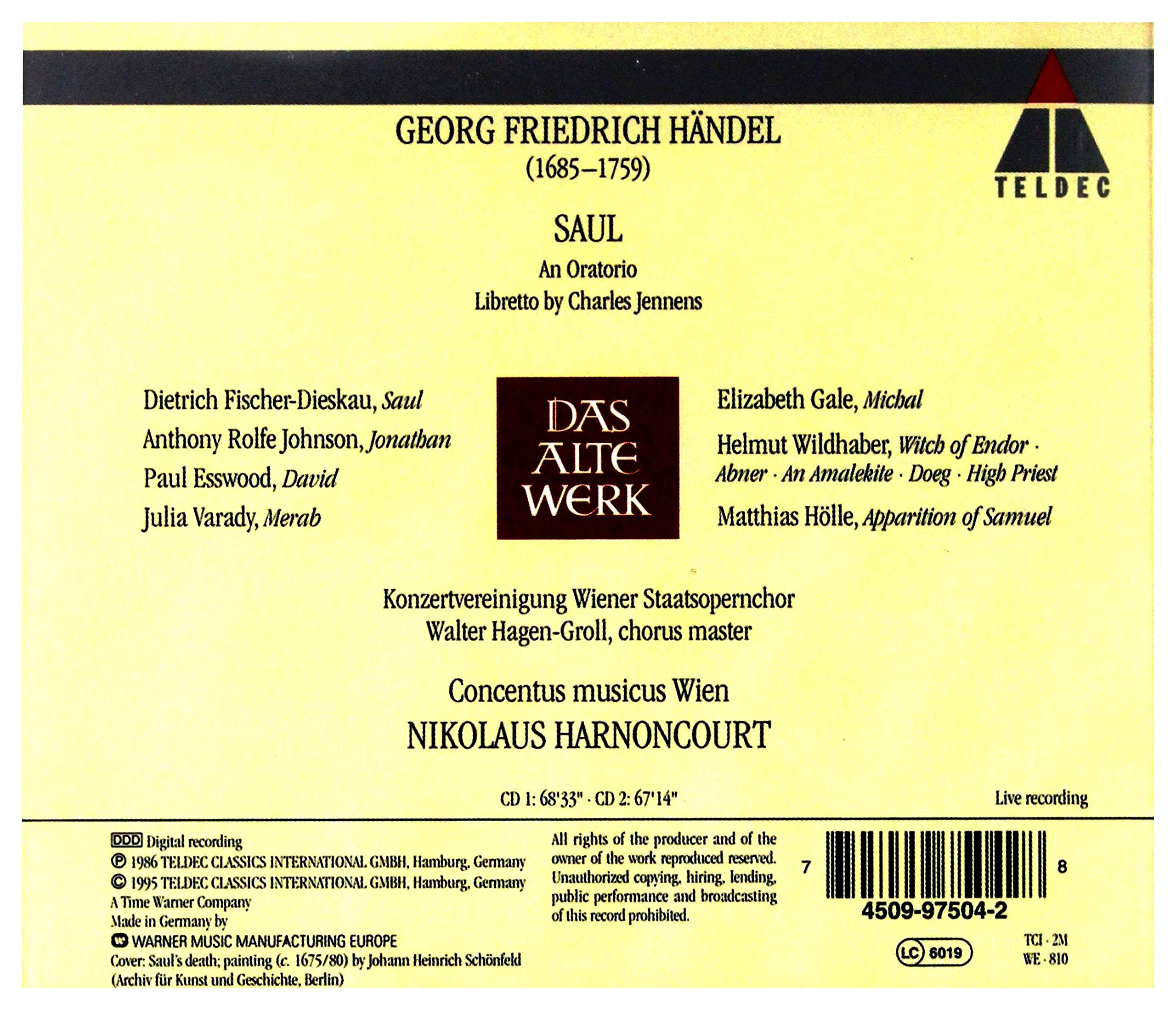Handel : Saul