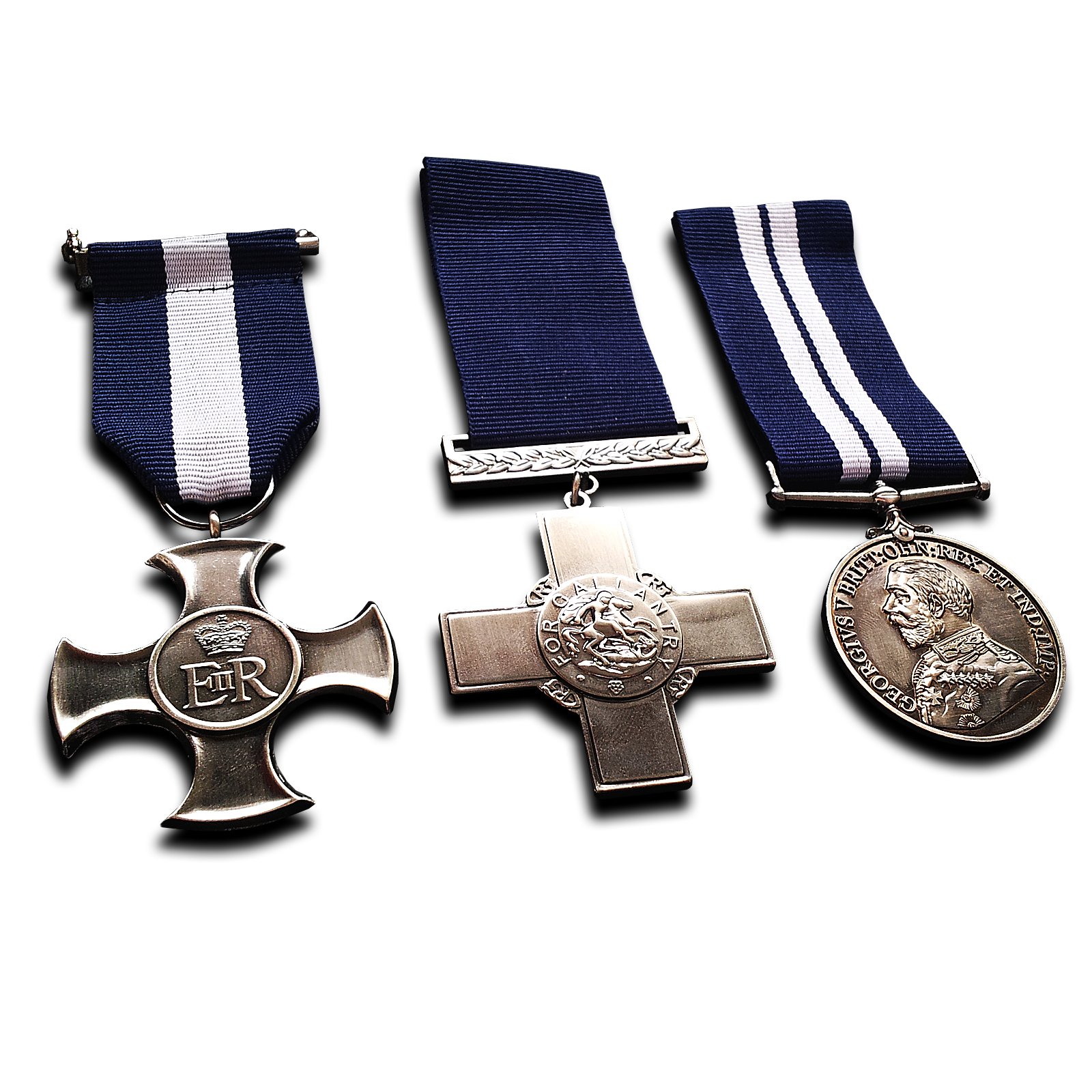 Buy Military Medal Group Set Distinguished Service Cross, Cross & Dsm Replica Online at