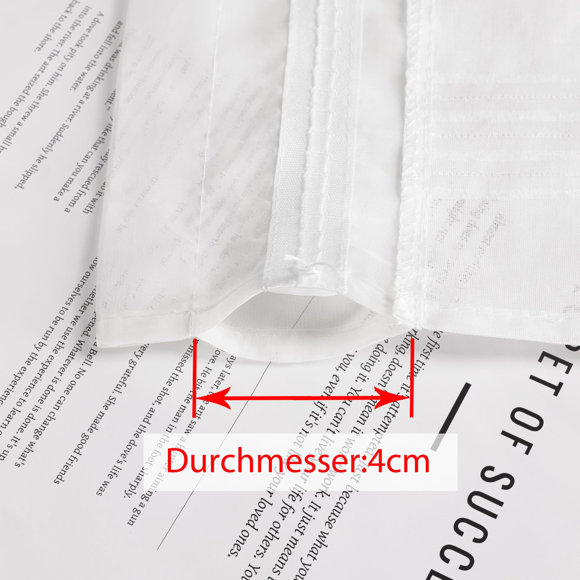 Transparente Gardine Mit Leinenoptik & Tunnelzug – 90x110 Cm, Bistrovorhang Als Sichtschutz Für Küche & Wohnzimmer