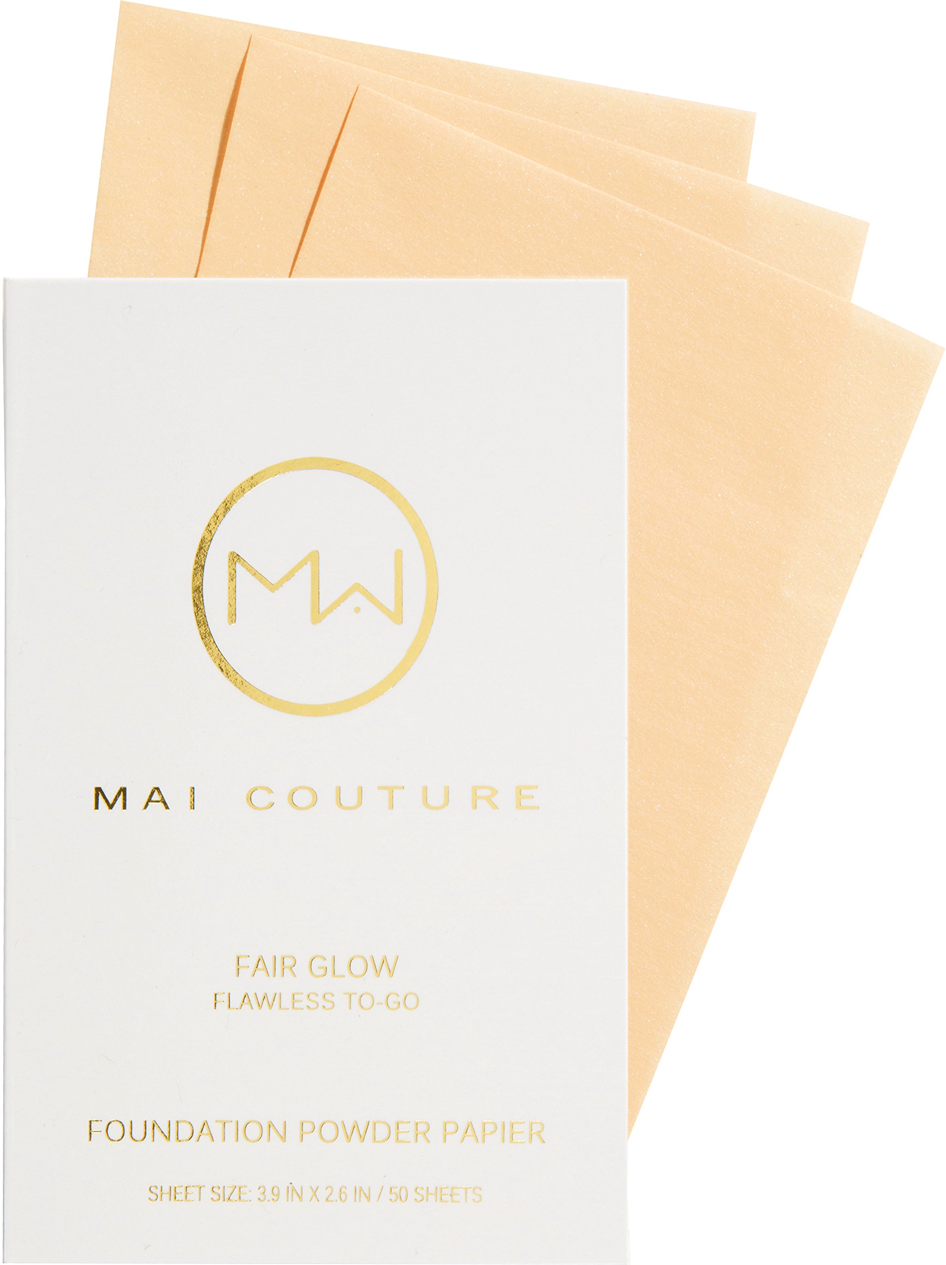 Mai Couture Foundation Powder Papier, Fair Glow