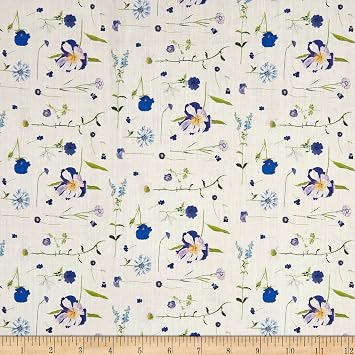 Liberty Fabrics Tana Lawn Marta Royal Fabric by the Yard