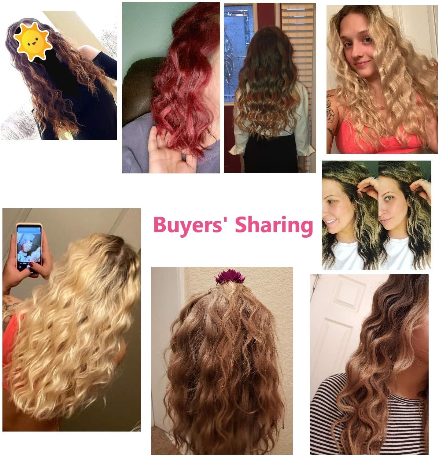 Hair Curling Iron 1 inch 3 Barrel Hair Crimper Ceramic Two Gear Temperature Control Hair Waving Styling Tools - Image 7