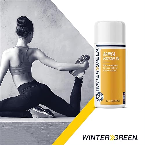 Miniatura 8 de Wintergreen Aceite de masaje de árnica, una mezcla prémium de aceites de árnica, gaulteria, semilla de uva, romero, lavanda, menta y caléndula,