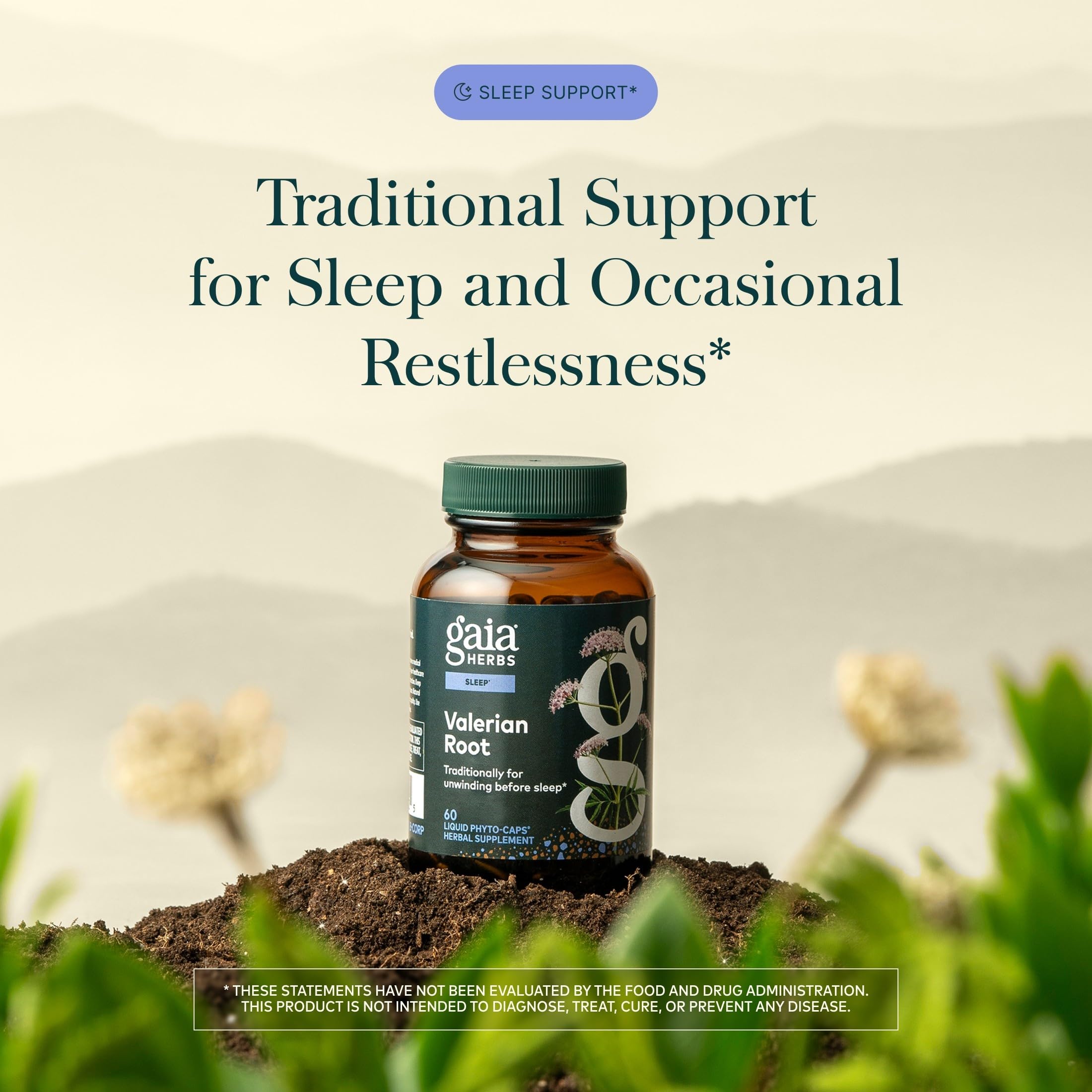 Gaia Herbs Valerian Root, 60 Vegan Capsules, 30 Servings — Amazon image 3