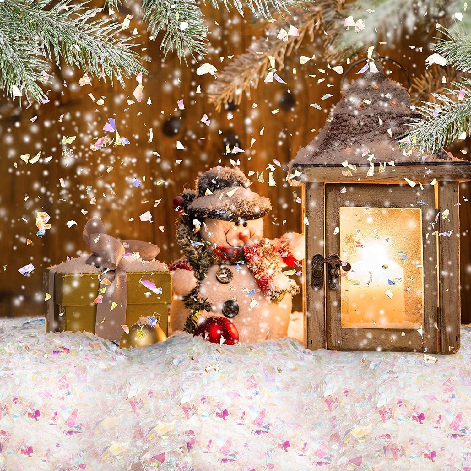 Fiocchi Di Neve Finti 200g - Decorazione Natalizia Invernale Per Alberi E Ambienti