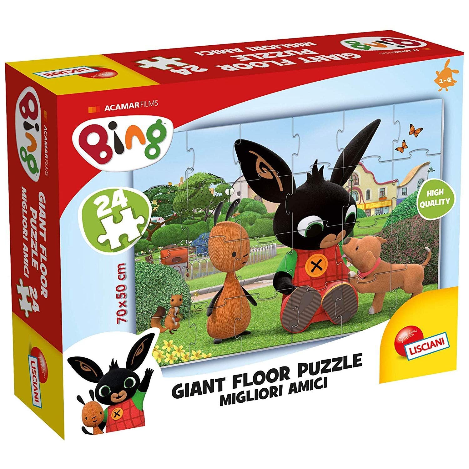 Lisciani Bing Wooden Puzzle 24 In Display 6 - buy at