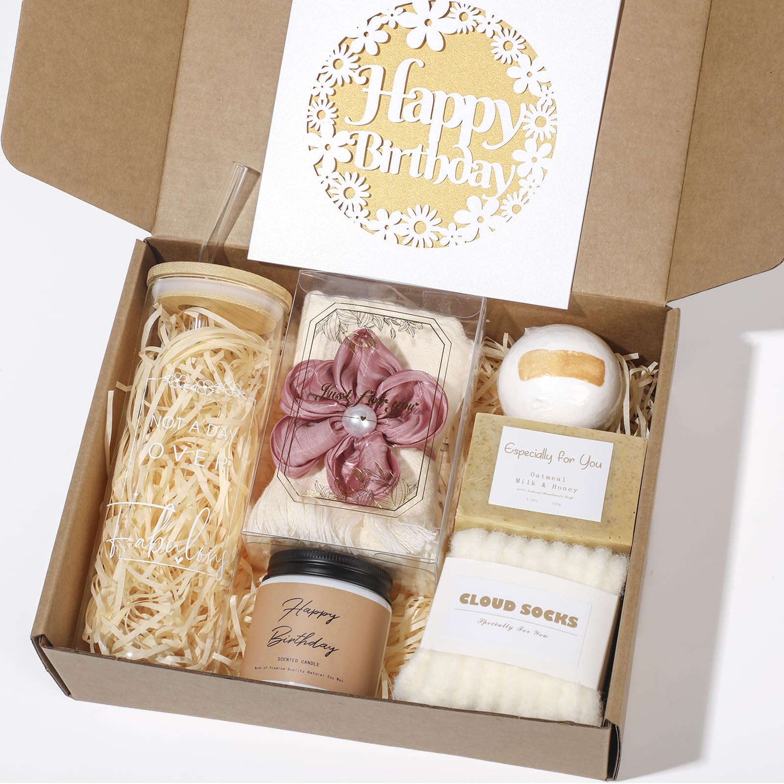 Gifts for Her, Birthday Gifts for Women, Happy Birthday Gift Set for Sister, Unique Birthday Gift for Mom, Funny Gift Ideas, gift Box for Wife Best