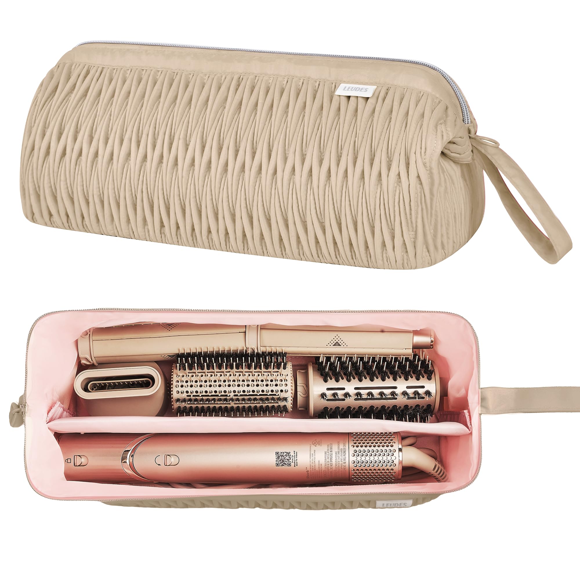 Leudes Dyson Airwrap Travel Case for Shark Flex Style Fusion Hair Dryer