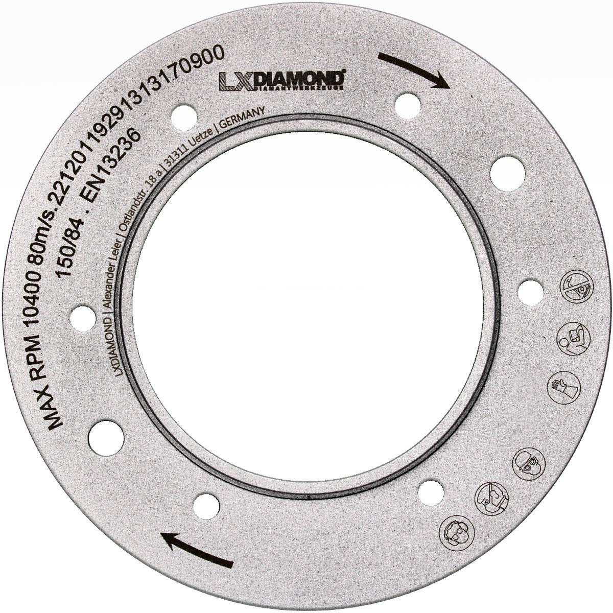Diamant-Schleifring 150mm Premium Beton Scheibe passend für Renovierungsfräse Protool Festool Renofix RG 150 - RGP 150 Werkzeugkopf DIA HARD-RG Betonschleifer 150 mm