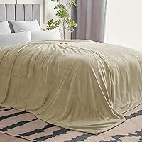 Vista 16 de BEDELITE Fleece Blanket White Throw Blanket for Couch & Bed, Luxury Plush Cozy Fuzzy Blanket 50" x 60", Super Soft Warm Lightweight Throw Blanket