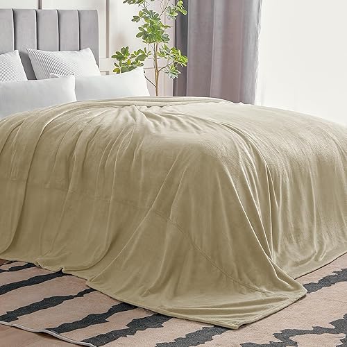Miniatura 16 de BEDELITE Fleece Blanket White Throw Blanket for Couch & Bed, Luxury Plush Cozy Fuzzy Blanket 50" x 60", Super Soft Warm Lightweight Throw Blanket