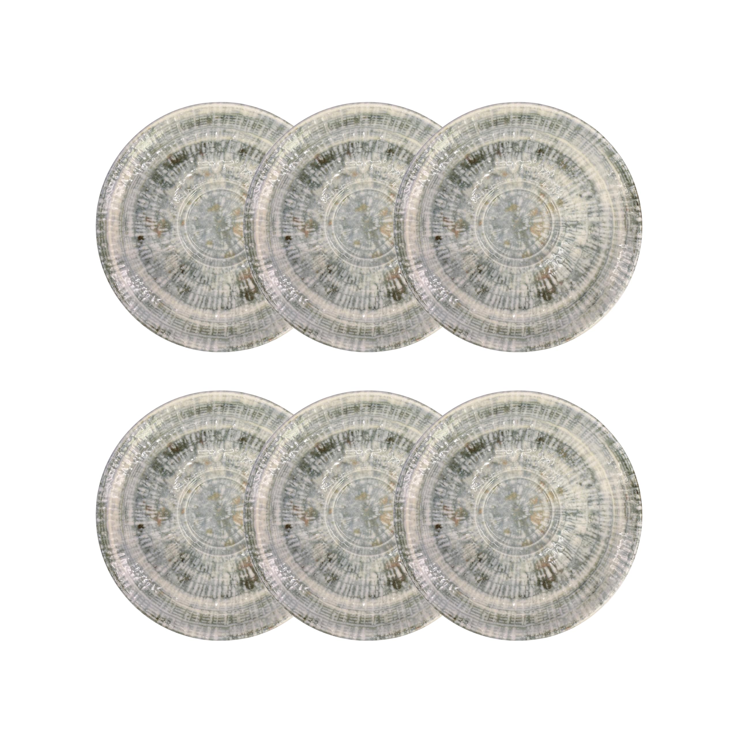 6x Bonna Odette Olive Gourmet Untertasse Ø12cm 1,5cm hoch Porzellan MT-NCRGRM02KT Unterteller Kaffeeteller Teeteller Geschirr