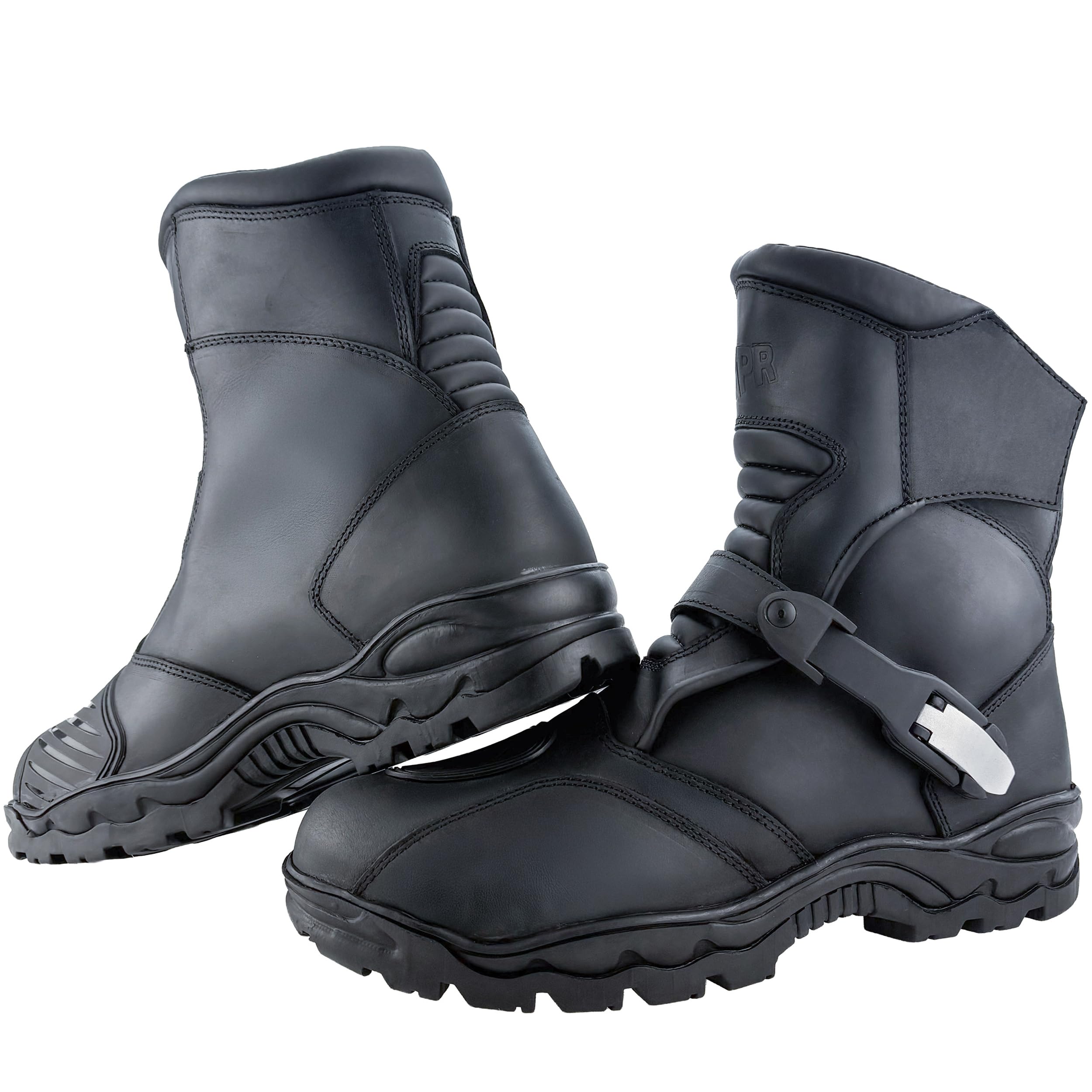 Bottes moto mi-hauteur VPR X35 imperméables avec semelle crantée grip - 8