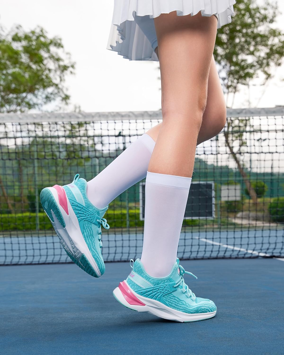 Stelle Girls Tennis Shoes Slip-on Kids Sneakers Lightweight Running Shoe Boys Walking Athletic Flats for Little/Big Kids - Image 2