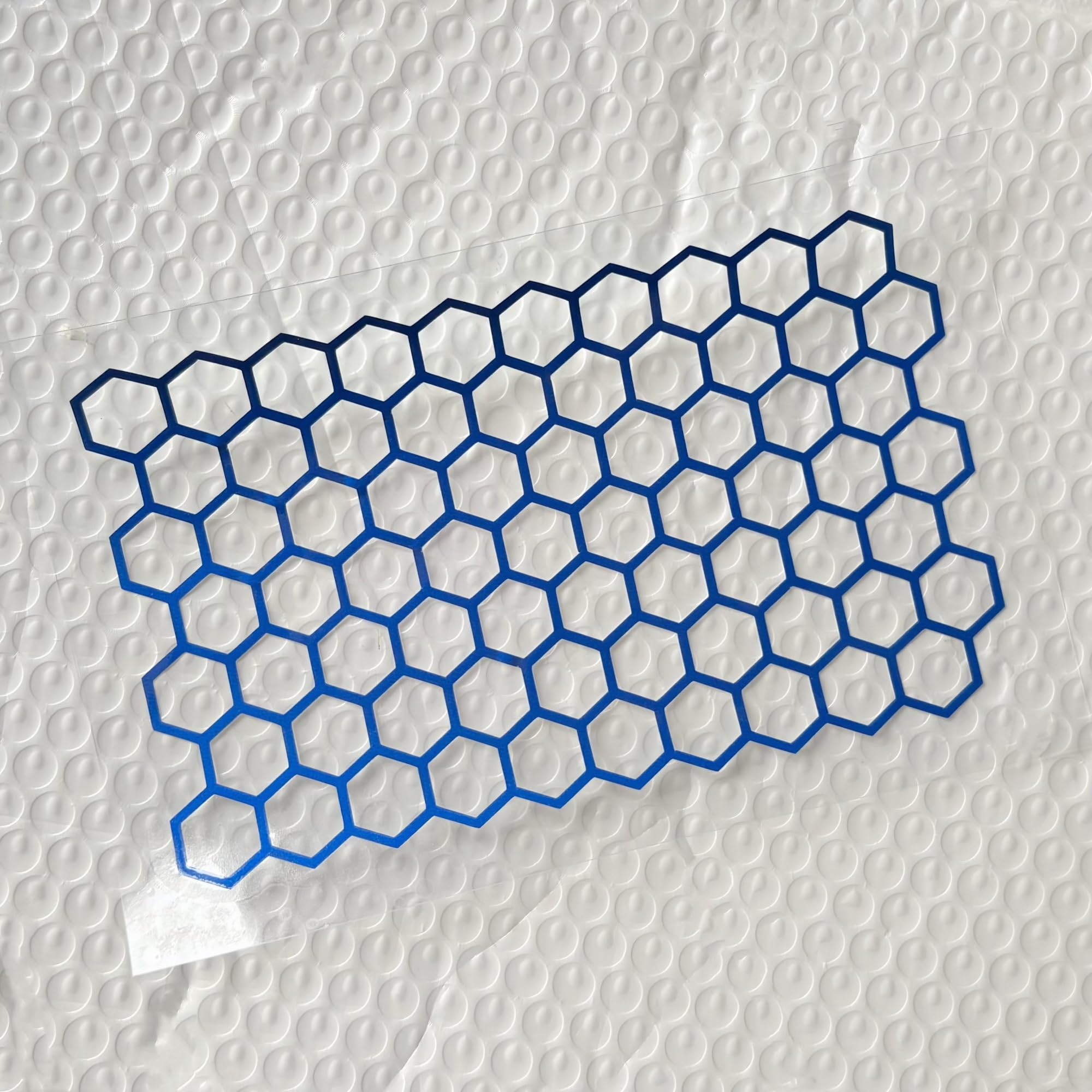HAfgDJ Motorcycle Stickers Modification Waterproof Honeycomb Reflective Helmet Decal