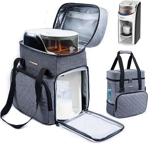 SFYBYHEART Estuche de transporte compatible con Baby Brezza Formula Pro Advanced Formula Pro - Bolsa de transporte para mezclador de fórmula para