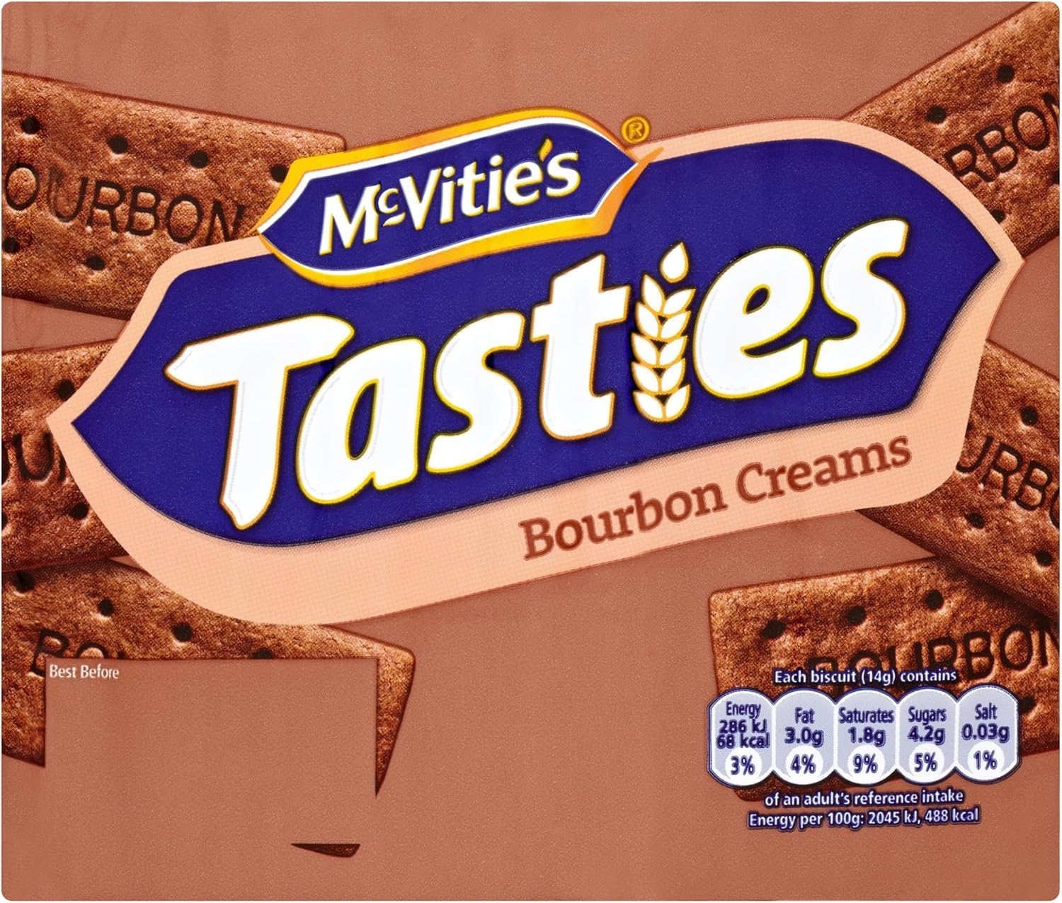 Mcvities Bourbon Cream Biscuits 300g (Pack of 1)