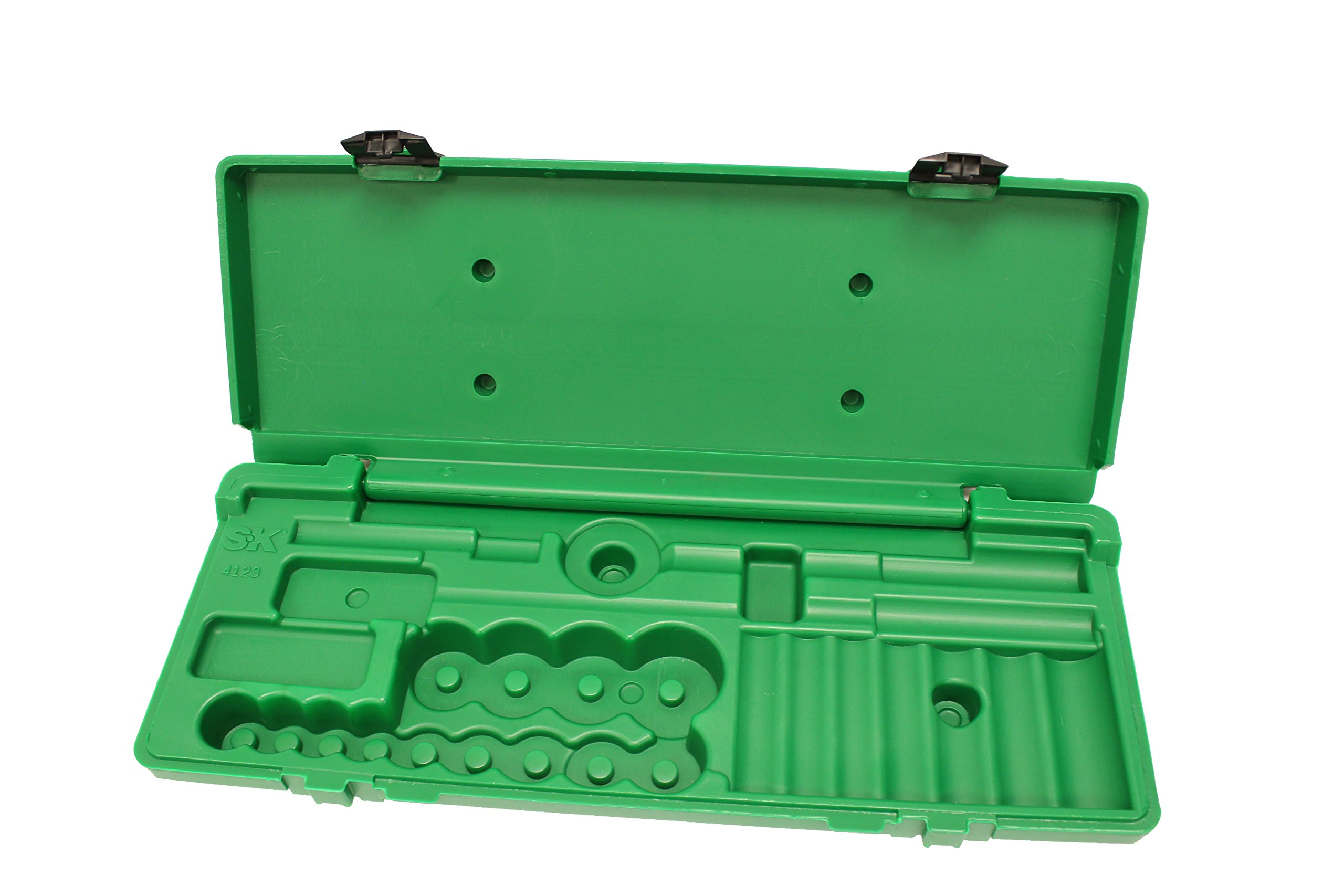 SKHand Tool ABOX-4123 Blow-molded replacement case for 4123 and 4123-6 1/2" Drive Socket Sets, Green