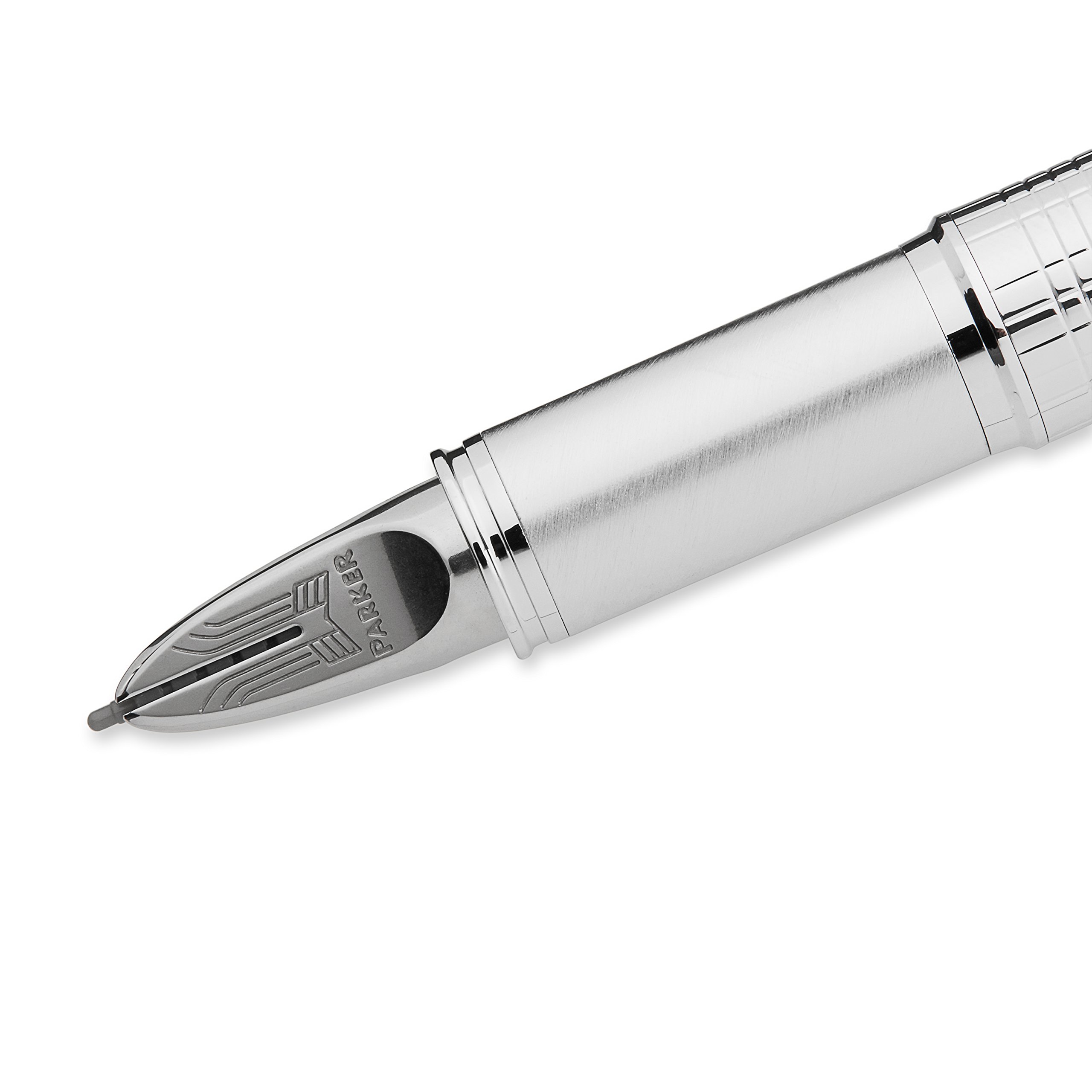 Parker IM Premium Shiny Chrome Metal Chiseled, Parker 5th Ink Pen