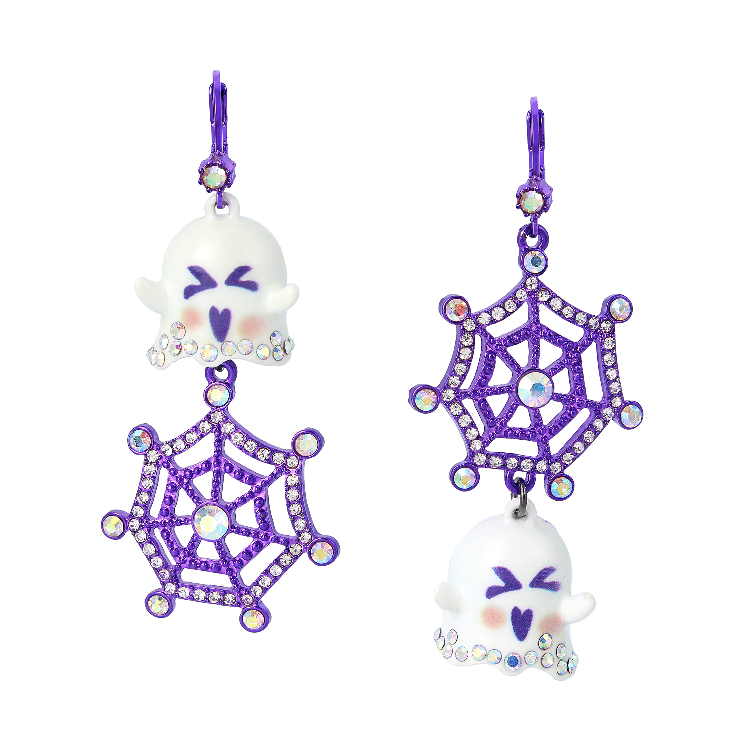 Betsey JohnsonGhost & Web Earrings