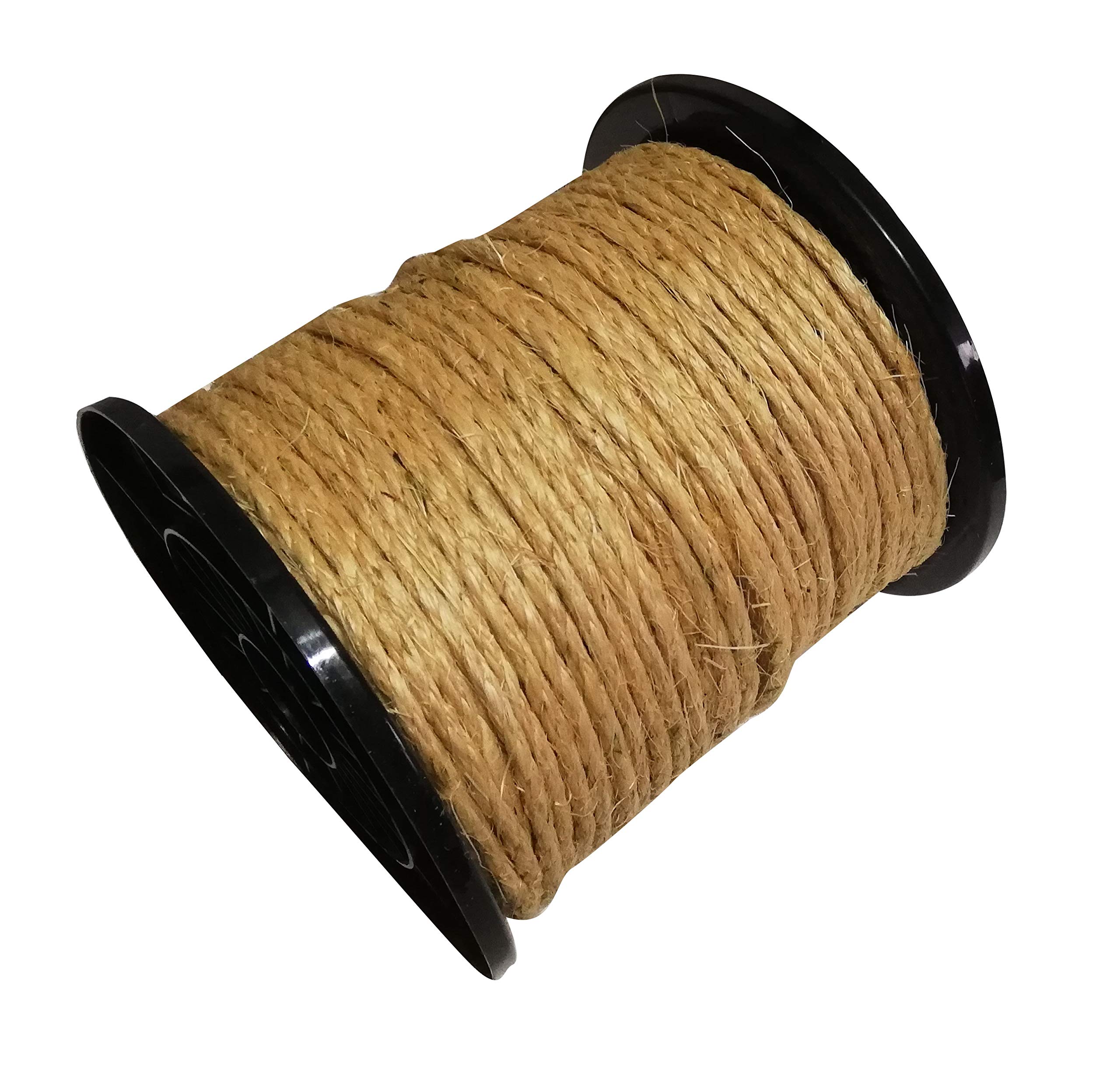 6mm - 16mm Sisal Seil Sisalseil für Kratzbaum Katzenbaum Mehrzweckseil DIY (100m, Druchmesser: 14mm)
