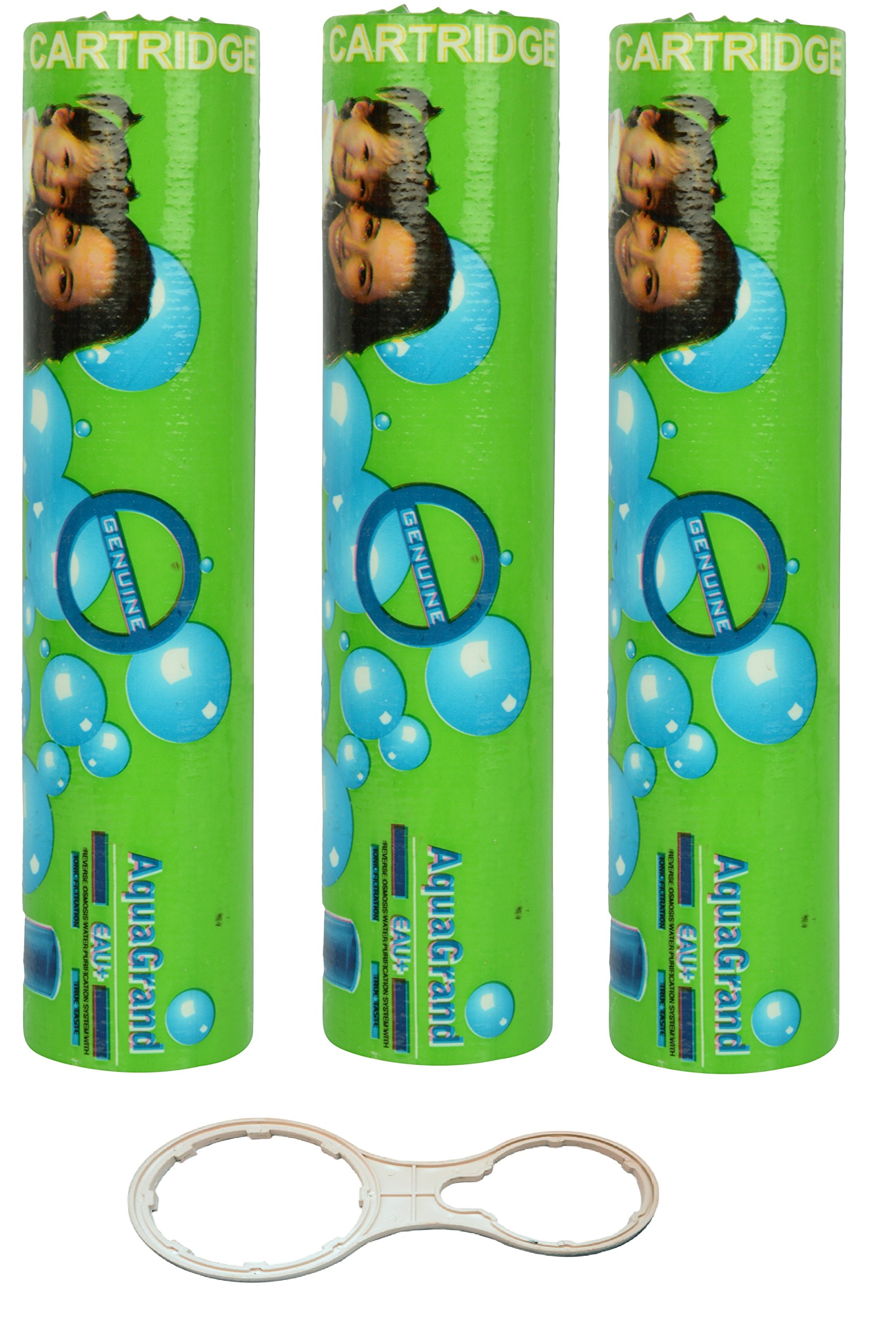 PSI Plastic Higher Shelf Life, Ultra Filtration Technology grooved Type Spun Filter for All 10 inch pre Filters (Green, 10-inch)-image-24