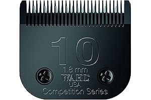 Wahl 10 Blade: Professional Animal 10 Medium Ultimate Competition Series Detachable Blade, 1/16-Inch Cut Length