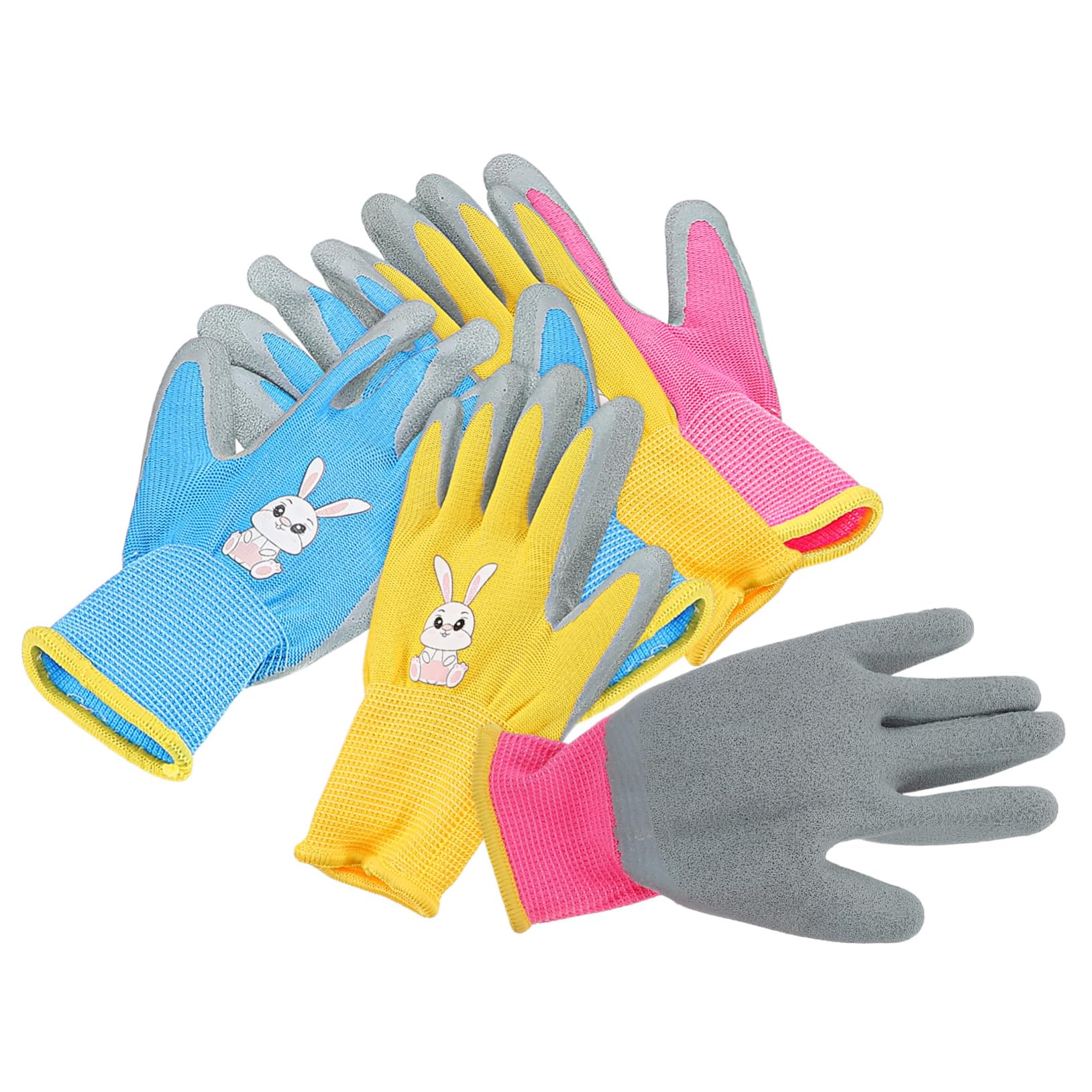 FUNOMOCYA Children's Protective Gloves 3 Pack Boys and Girls Beach Gloves for Toddlers Boys and Girls