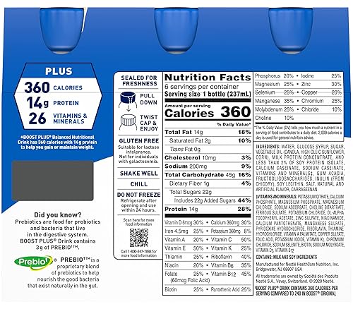 Miniatura 2 de Boost Plus - Bebida nutricional completa (vainilla, 8 onzas líquidas (paquete de 2))