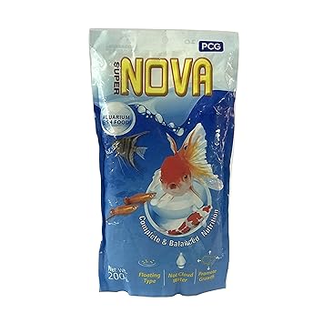 AQUA FISH AQUARIUM Super NOVA 200 gm Complete Aquarium Fish Food