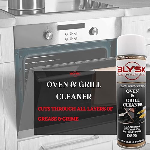 Miniatura 3 de Limpiador de horno y parrilla (paquete de 2) resistente, de penetración rápida, limpiador concentrado, removedor de aceite y grasa