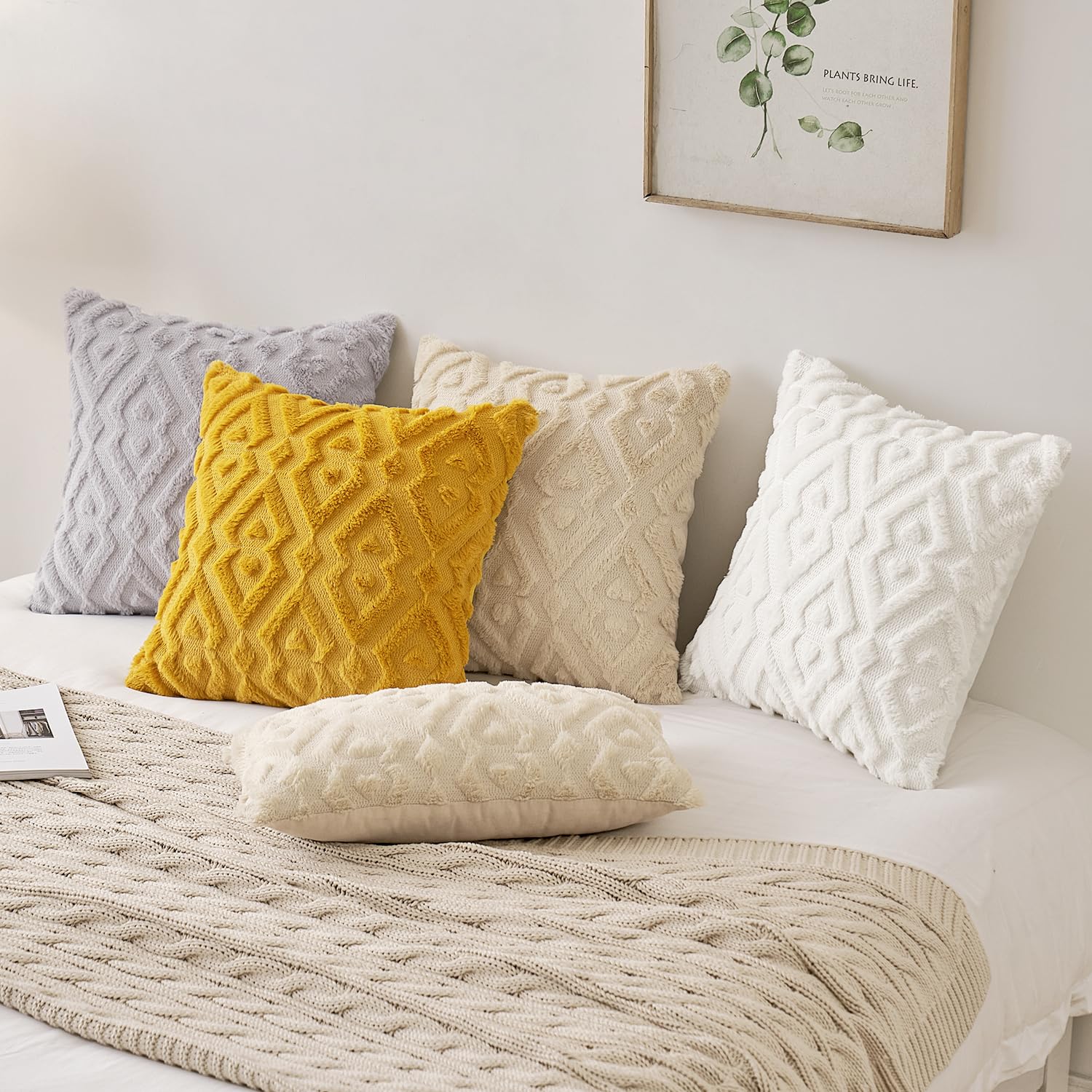 Lot De 2 Housses De Coussin Noël, Motif Estampé à Chaud, Décoration Pour Festival, 45x45 Cm, Doré | Leroy Merlin