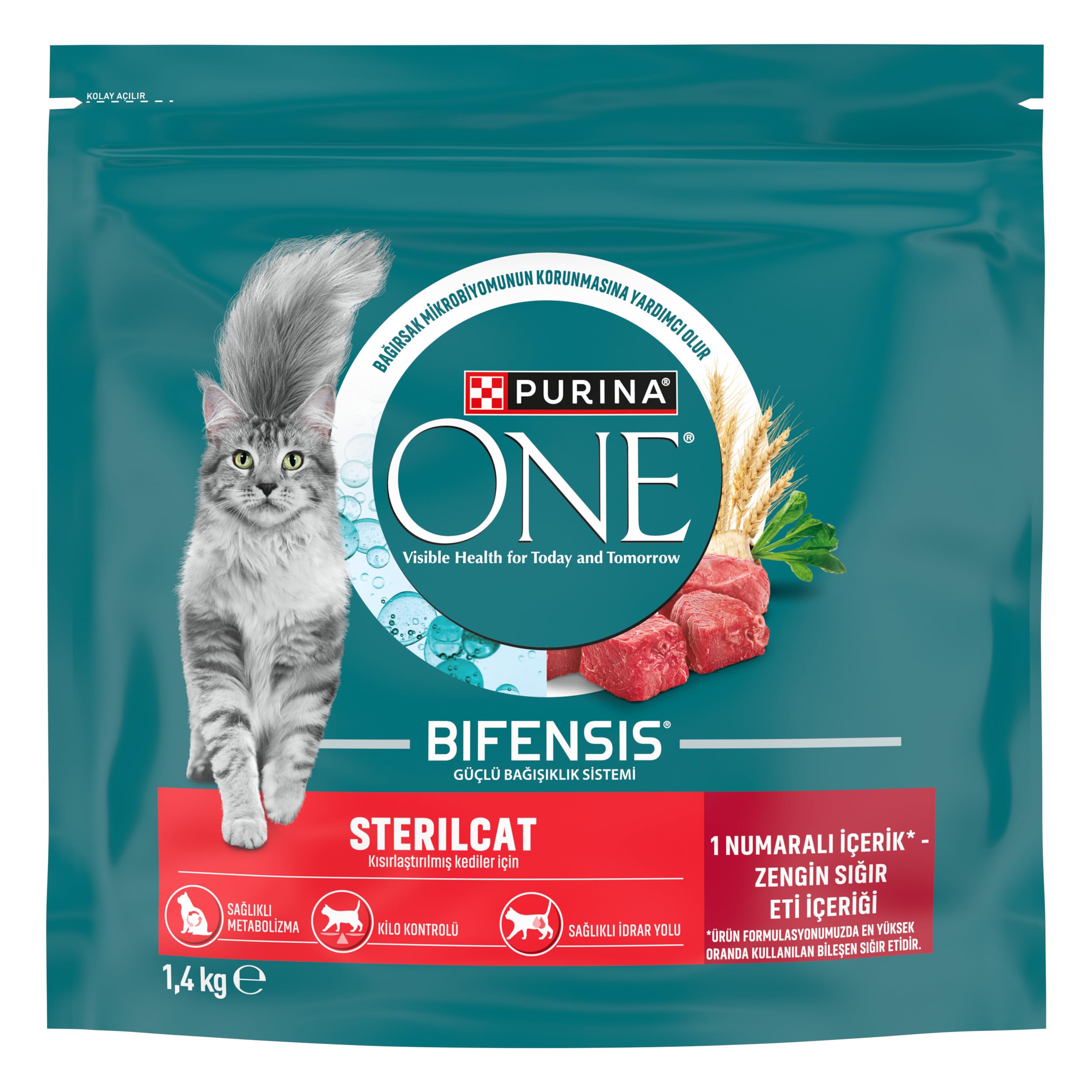 Purina ONE Sterilcat Sığır Etli Kısırlaştırılmış Kuru Kedi…