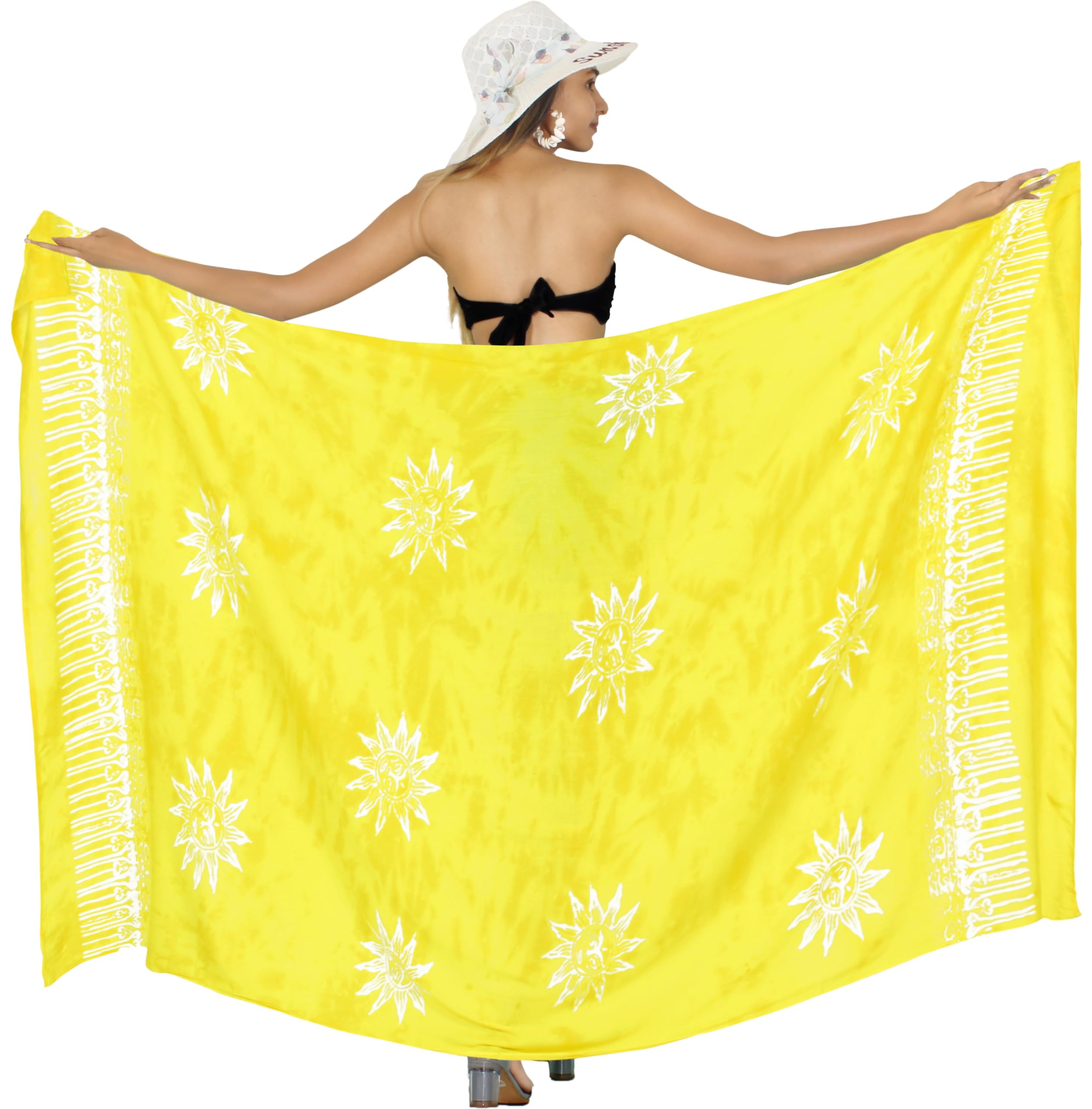 LA LEELA Mujer Pareo Maxi Pareo de Playa de Vacaciones