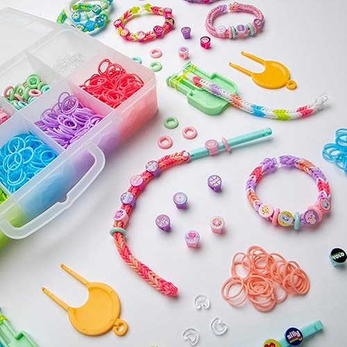 Miniatura 9 de Rainbow Loom Beadmoji Mini Combo  Kit de banda de goma y pulsera de cuentas  Incluye 1800 bandas y 260 cuentas, diseño y creación, a partir de 7 años