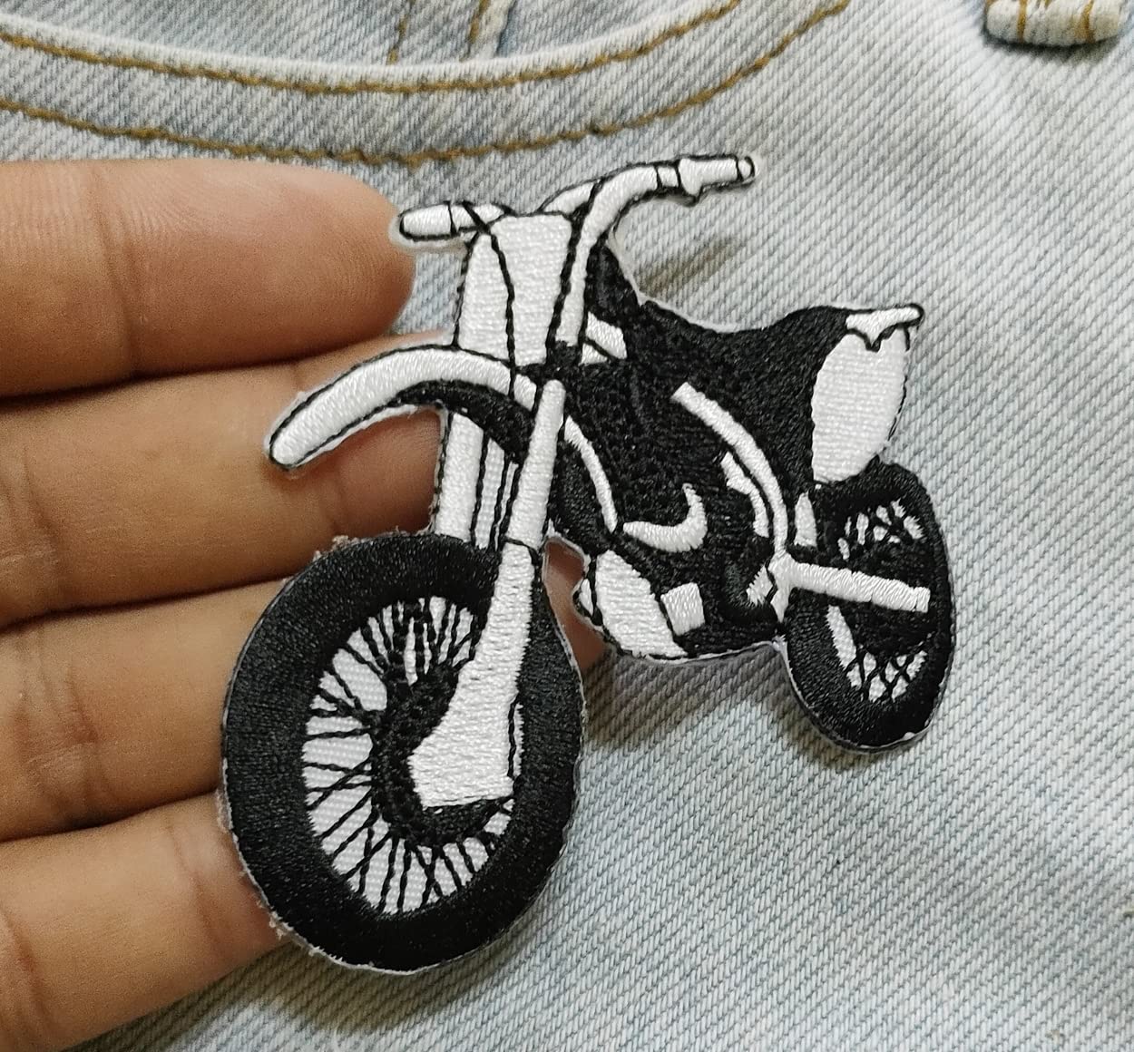 PUCH 8CM CLOTH PATCH ~ Sew on Badge NoS in Packet Motorcycle Maxi M50 Grand Prix £3.60 - UK