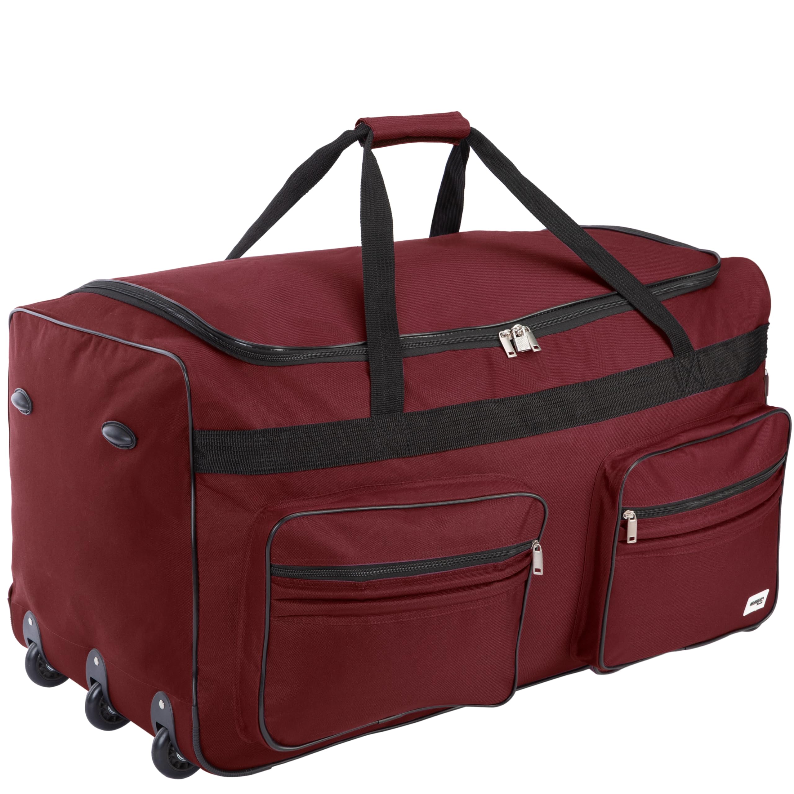 DEUBA Reisetasche | mit Trolleyfunktion | Rot 160L