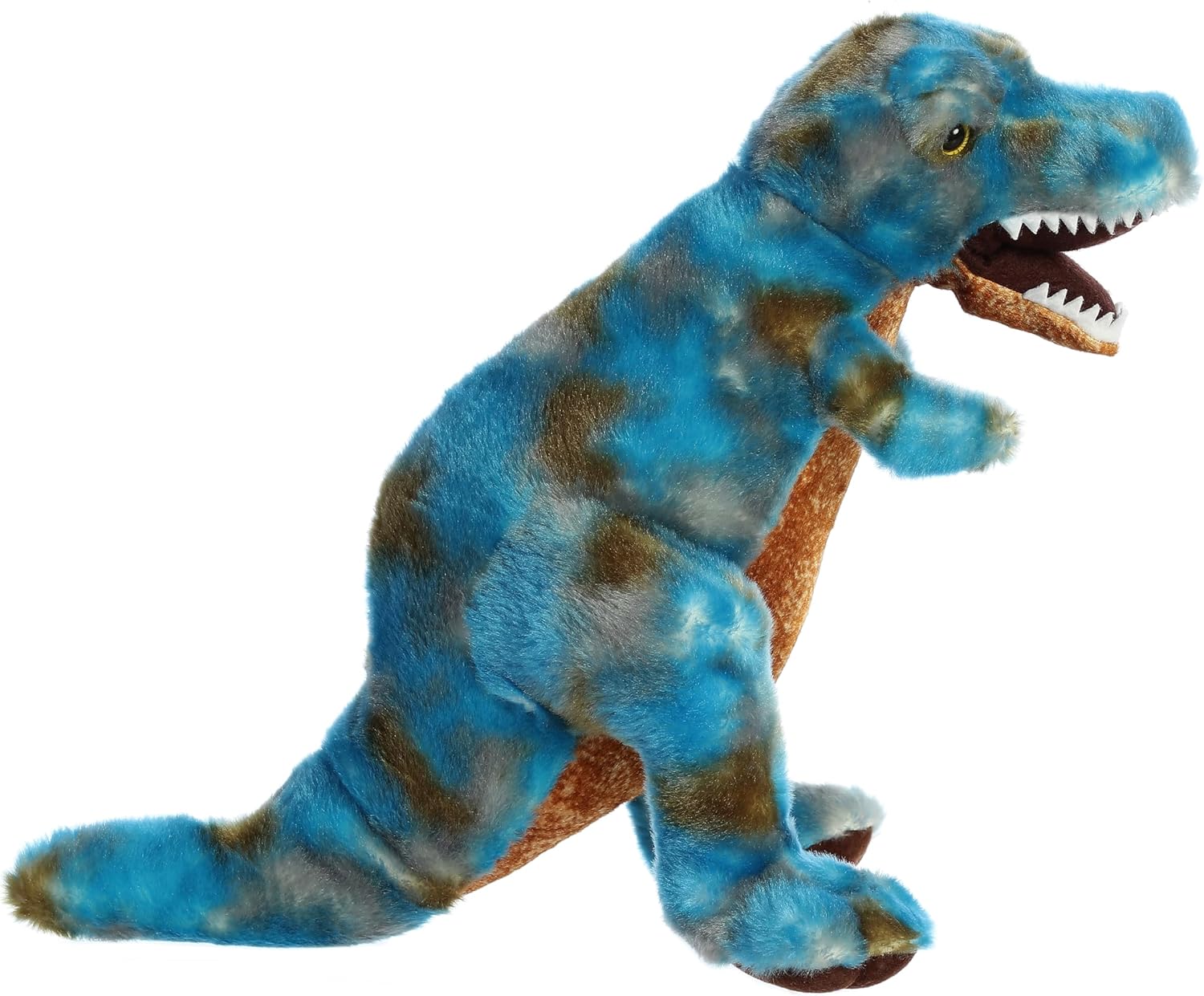Aurora® Ferocious Dinos & Dragons T-Rex Stuffed Animal - Prehistoric Fun - Cuddly Companions - Blue 16 Inches