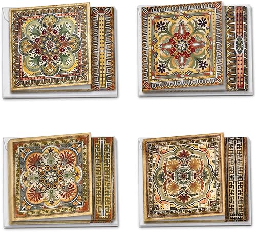 The Best Card Company - 12 tarjetas de notas en blanco surtidas (4 x 5.12 pulgadas) - Tarjetas de notas en caja para todas las ocasiones a granel (4