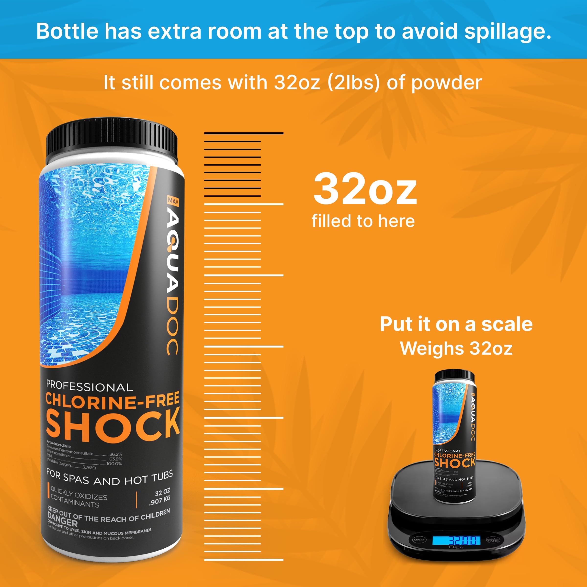 NonChlorine Spa Shock For Hot Tub Chlorine Free Tub