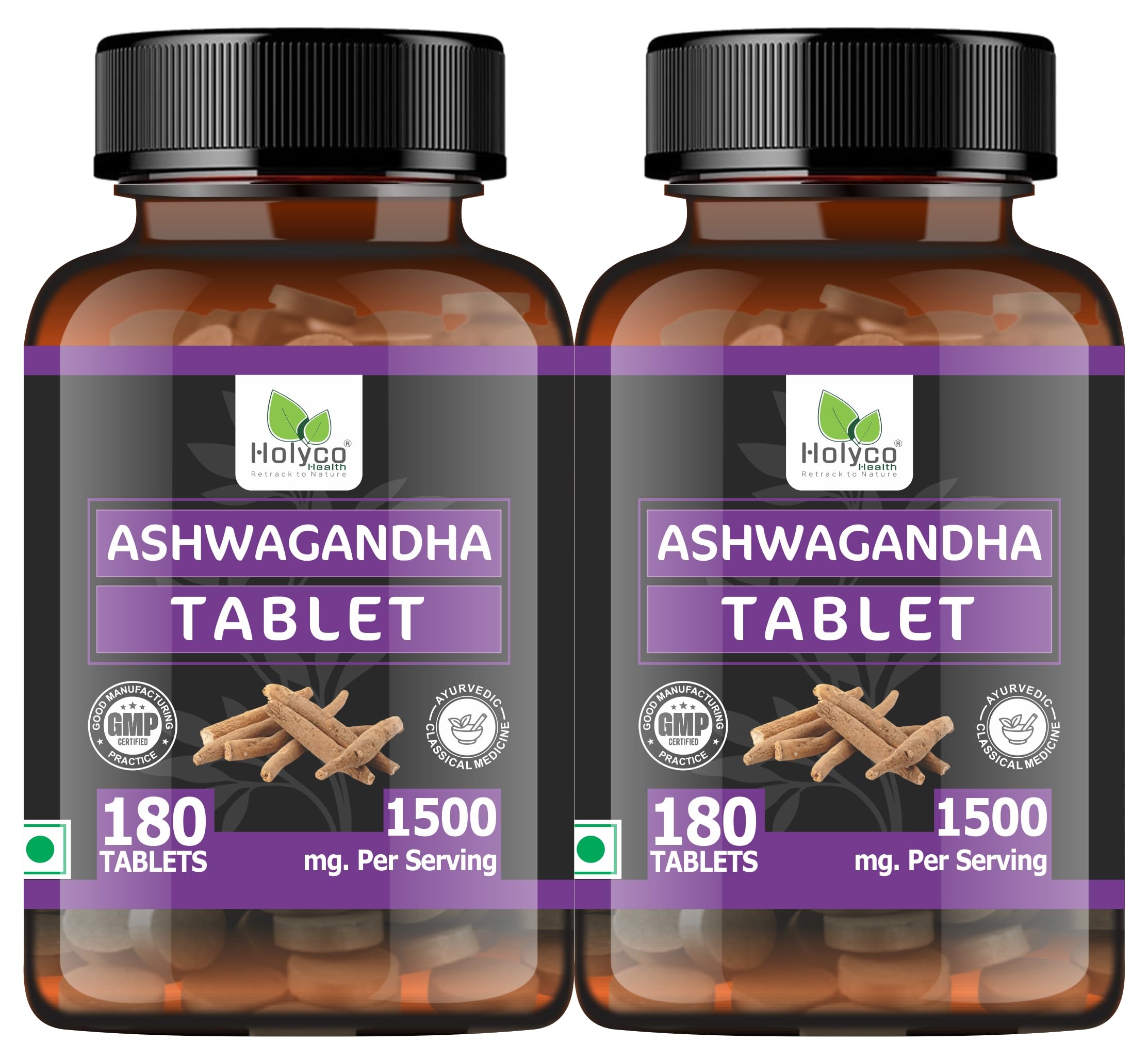 Ashwagandha Tablet - 180 tablets (Pack of 2) | Known as Withania somnifera, Indian ginseng, Ajagandha (B0CM8XJ98M) Amazon Price History, Amazon Price Tracker