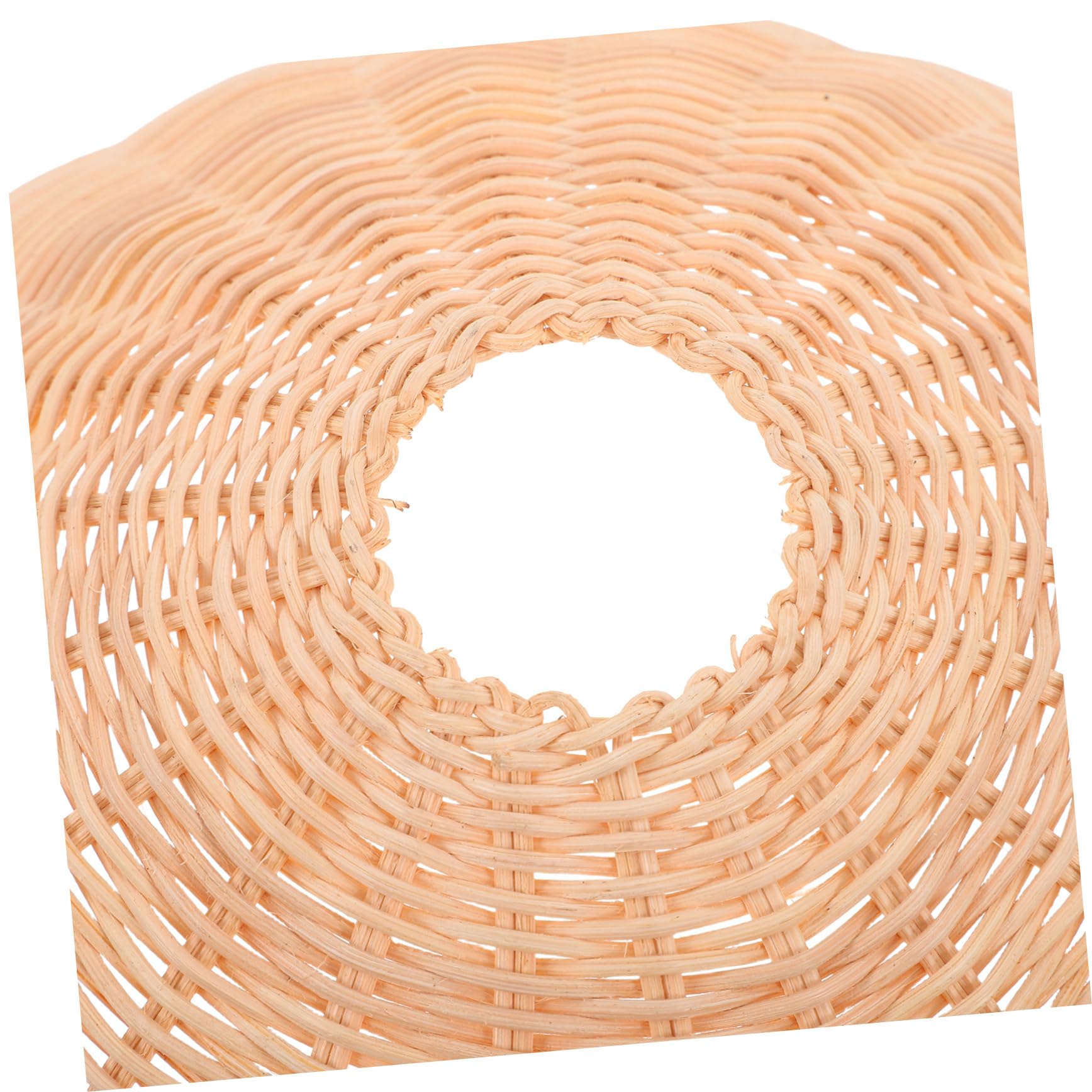 SHINEOFI 2 Pezzi paralume lampadario in rattan arredamento paralume ombra della lampadina decorativo da soffitto lampada da tavolo da pranzo rustico paralumi per hotel